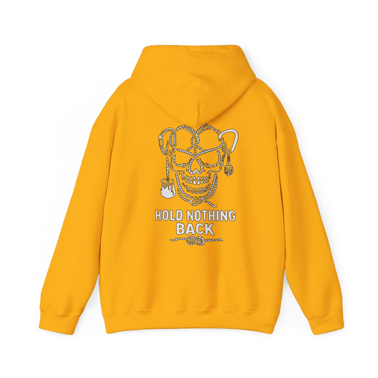 Hold Nothing Back Skull Hoodie — Kwalitee Streetwear Hooded Sweatshirt