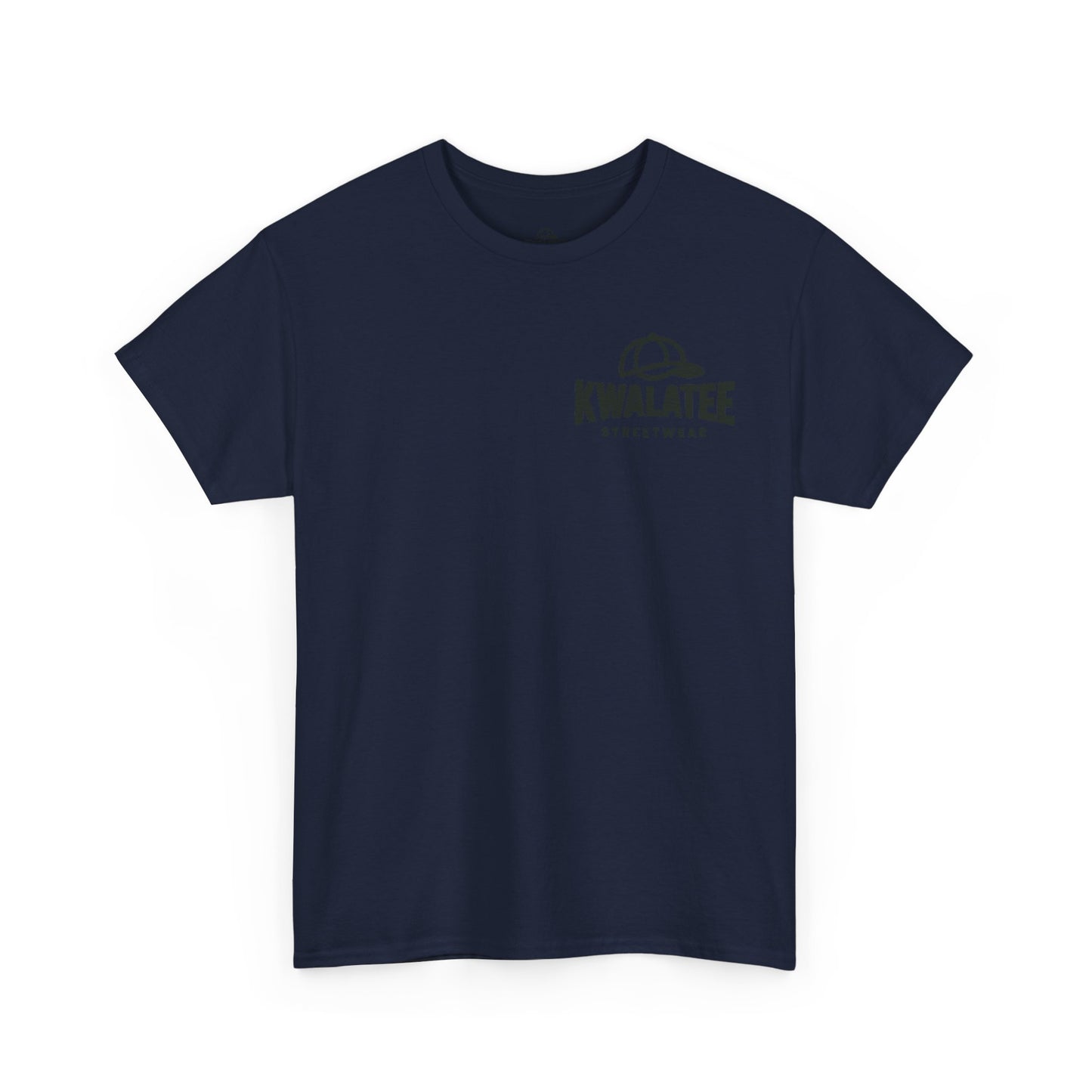 Kwalatee Streetwear Graphic Tee — Bold Cap Logo T-Shirt