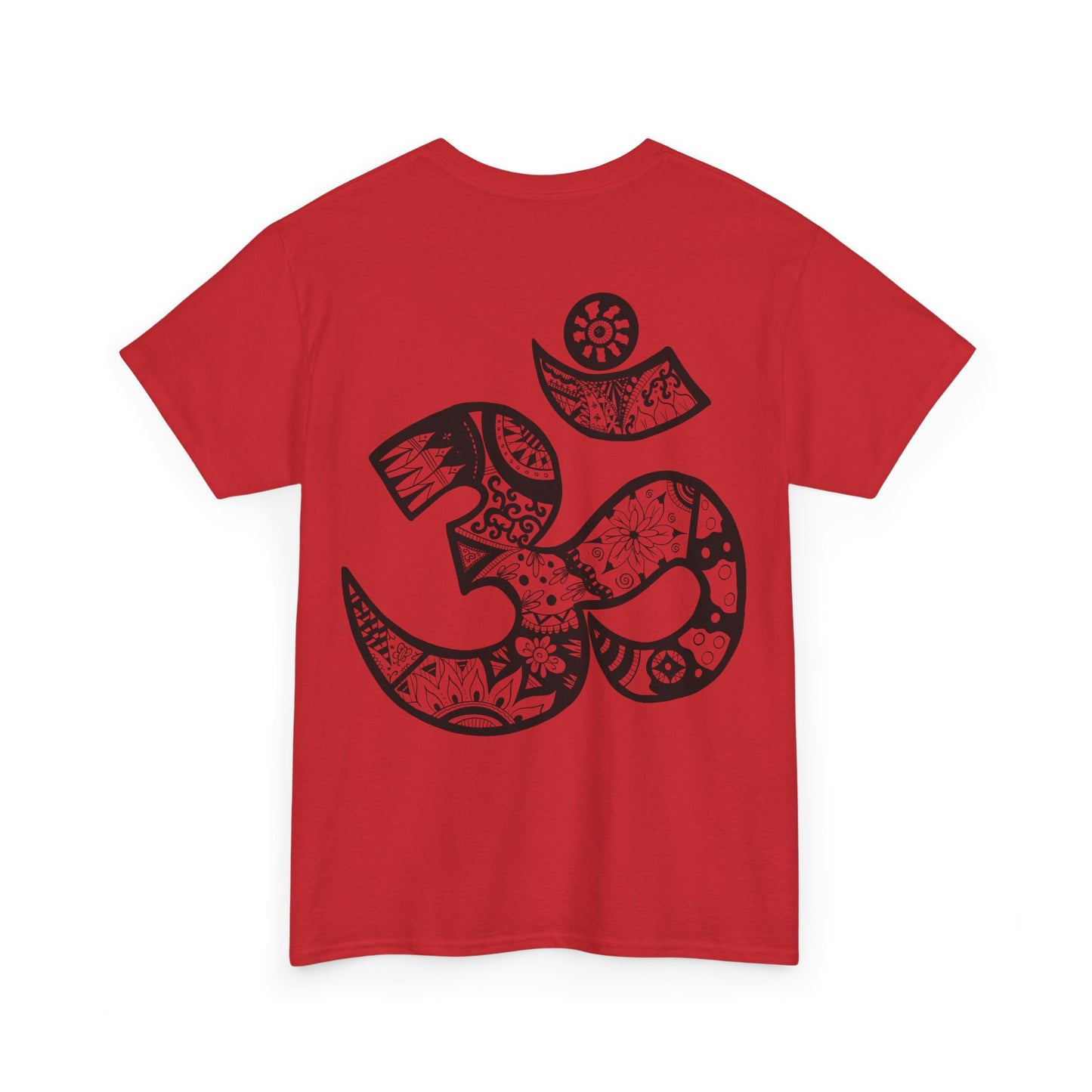 Om Symbol Tee — Hand-Drawn Mandala Om Spiritual Yoga T-Shirt