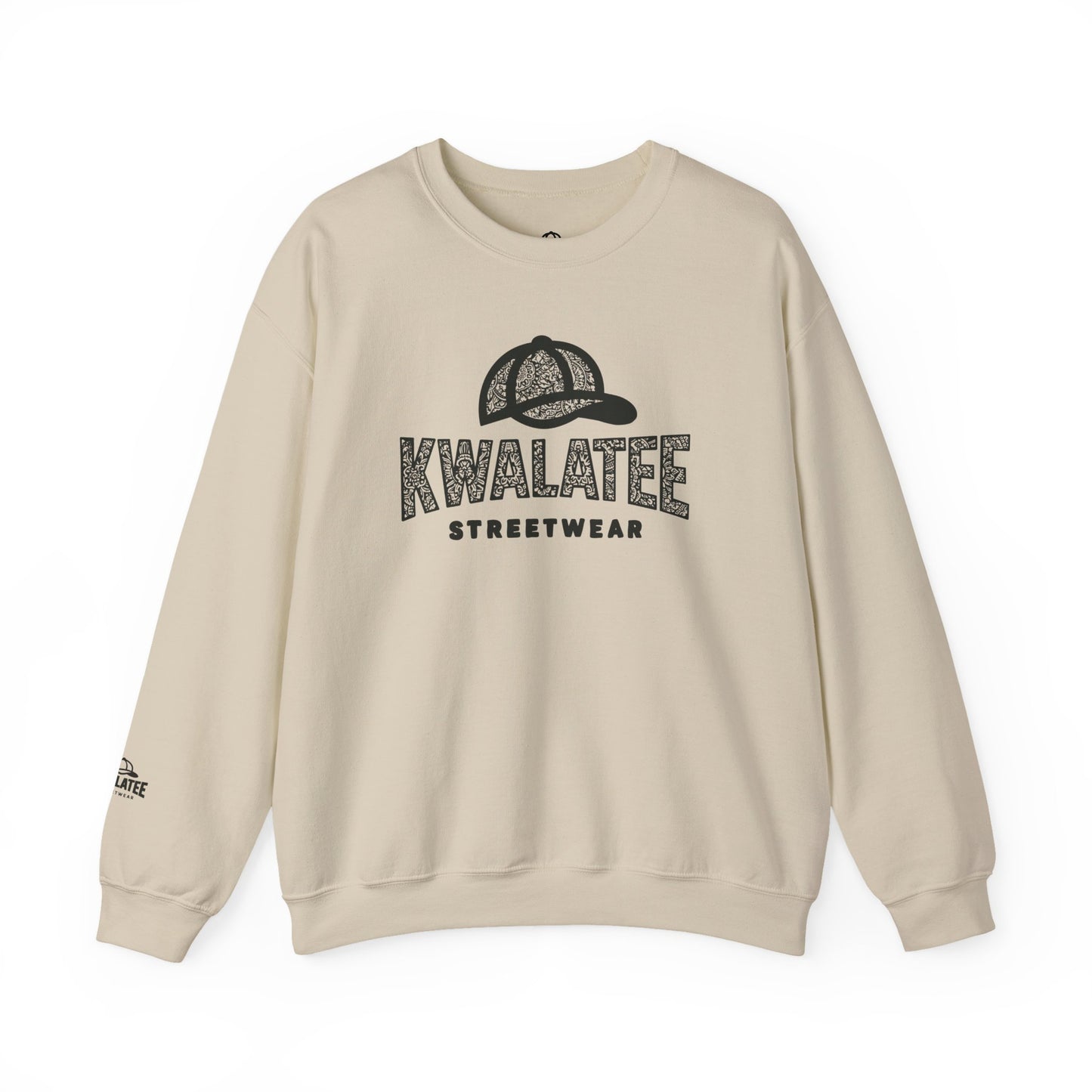 Kwalatee Streetwear Crewneck Sweatshirt — Mandala Logo