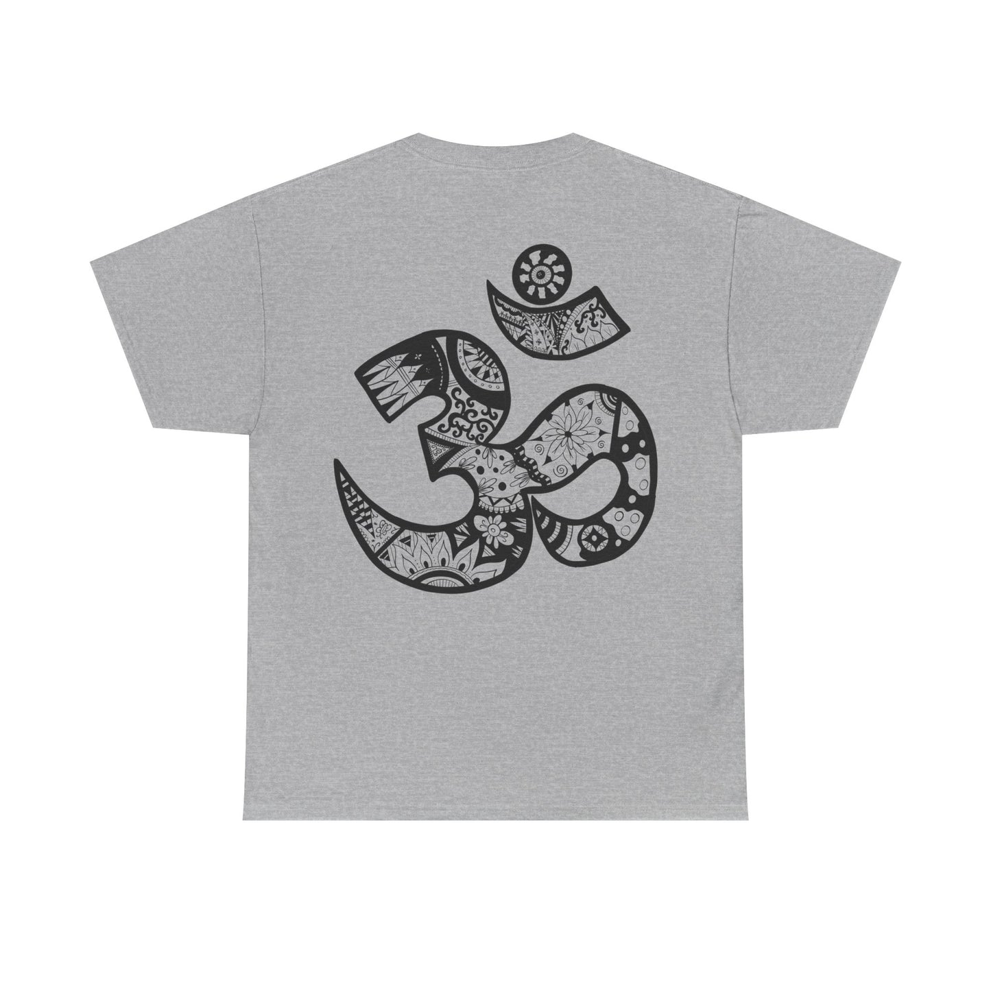Om Symbol Tee — Hand-Drawn Mandala Om Spiritual Yoga T-Shirt