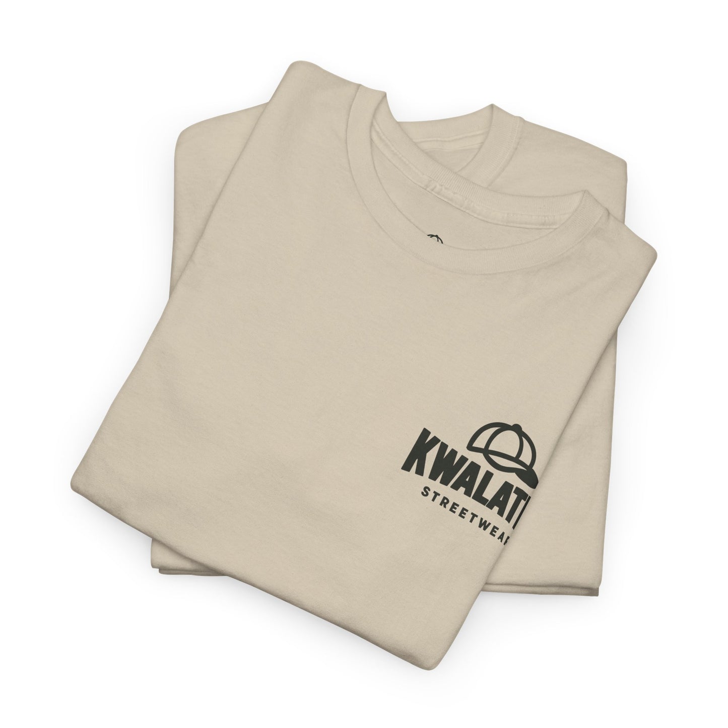 Mandala eye Graphic Tee — Kwalatee® Chest Logo & Ornamental Back Print