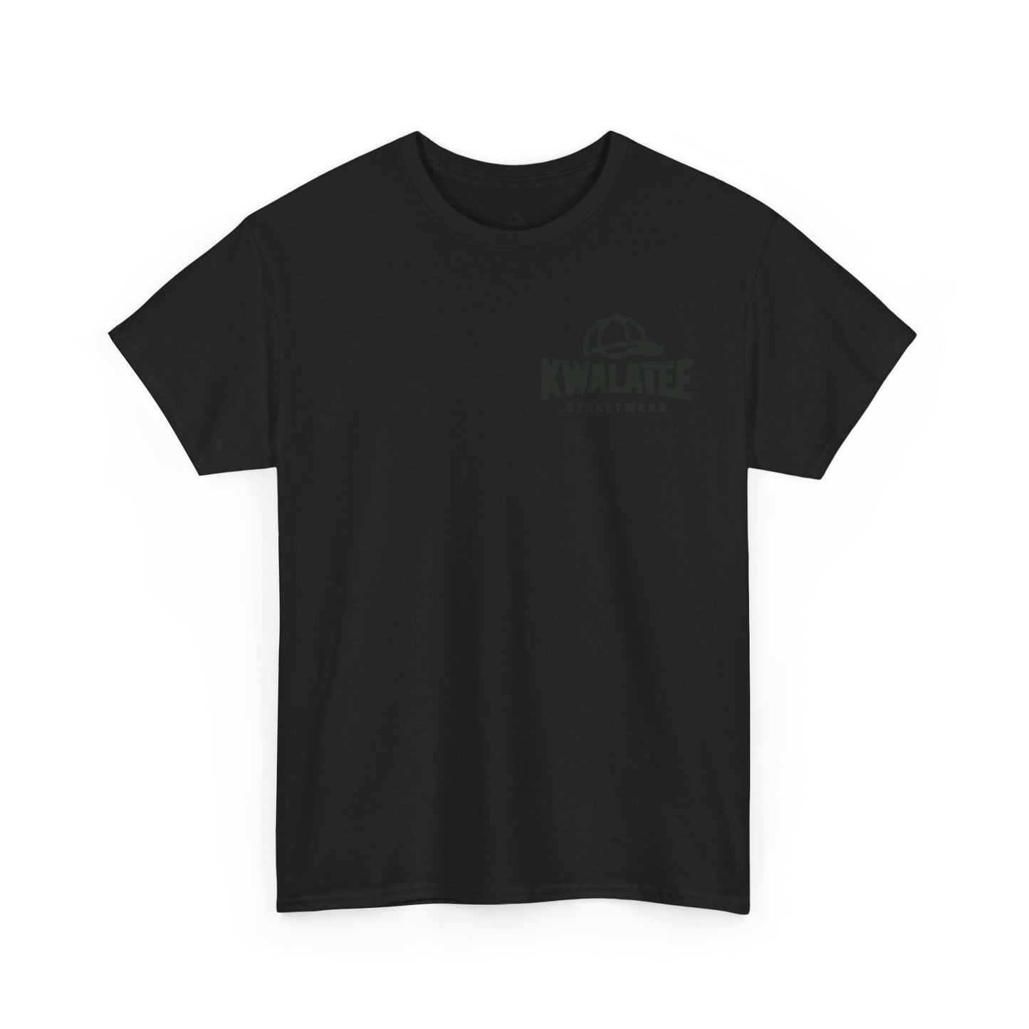 Kwalatee Streetwear Graphic Tee — Bold Cap Logo T-Shirt