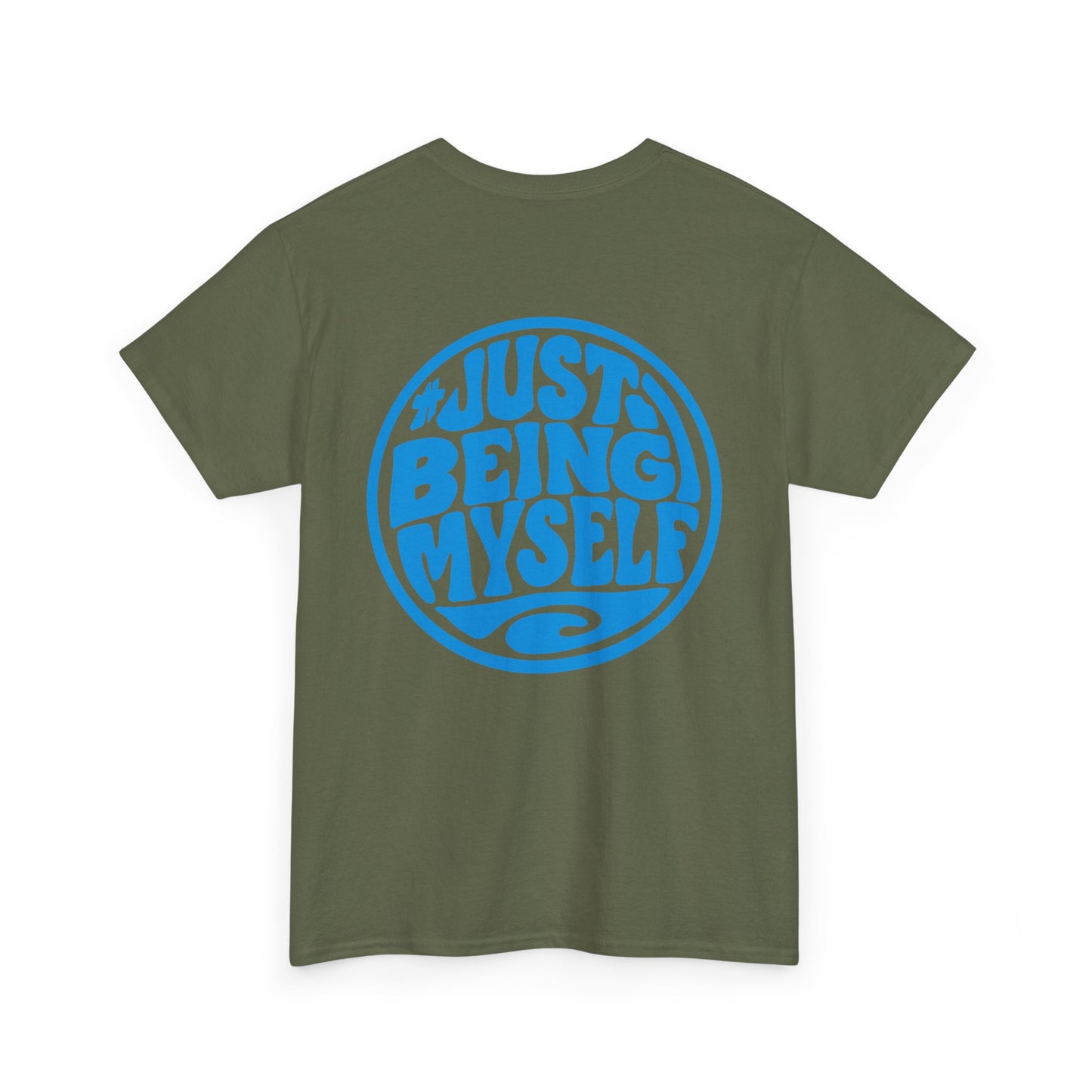 Just Being Myself Graphic Tee — Positive Retro Surf T-Shirt