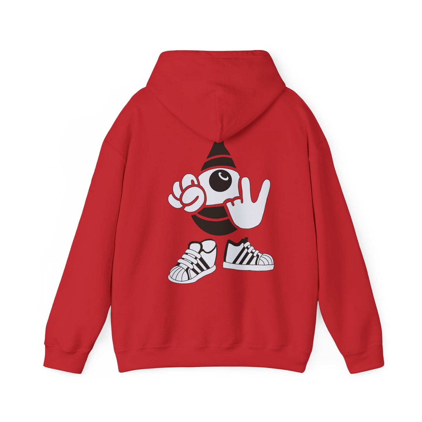Lazee eyeHoodie — KwalaTee Logo & Cartoon Bee Graphic Sweatshirt