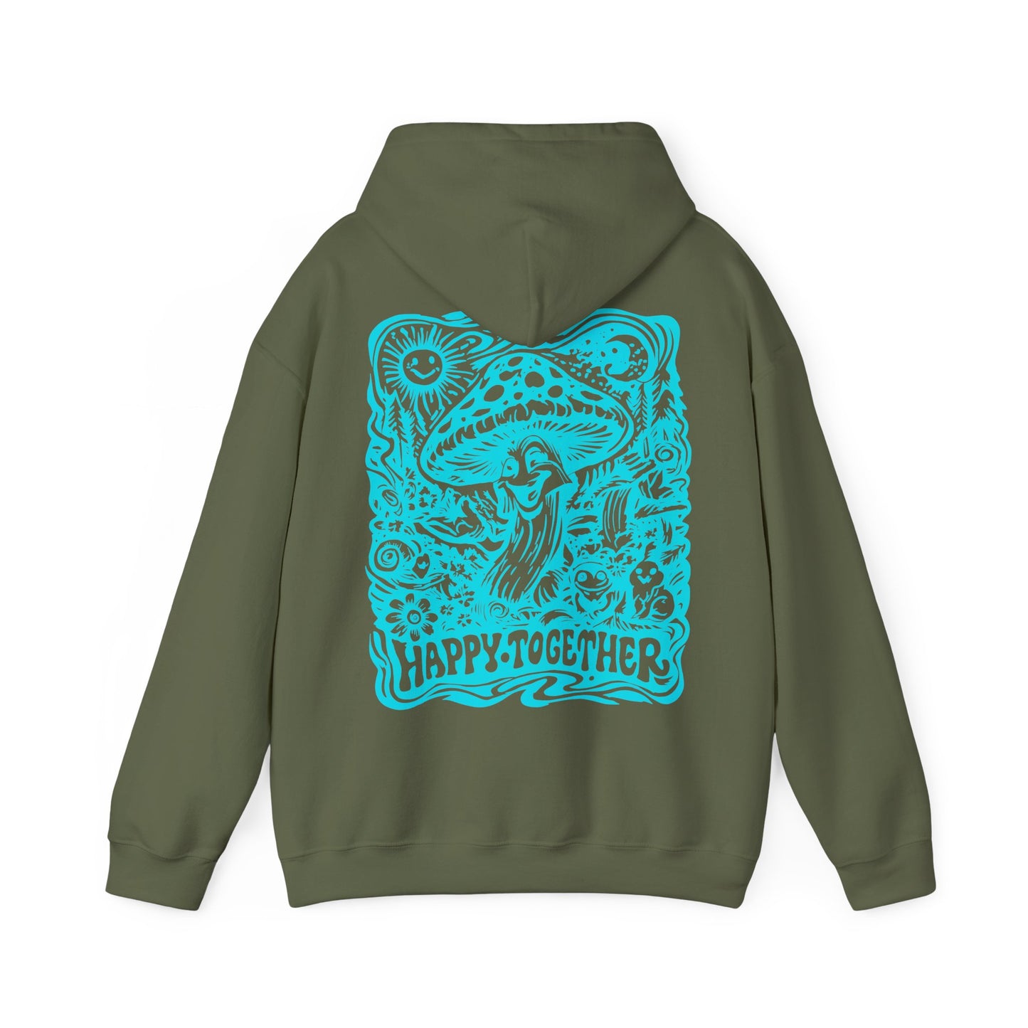 Happy Together Mushroom Hoodie — Kwalatee Graphic Pullover