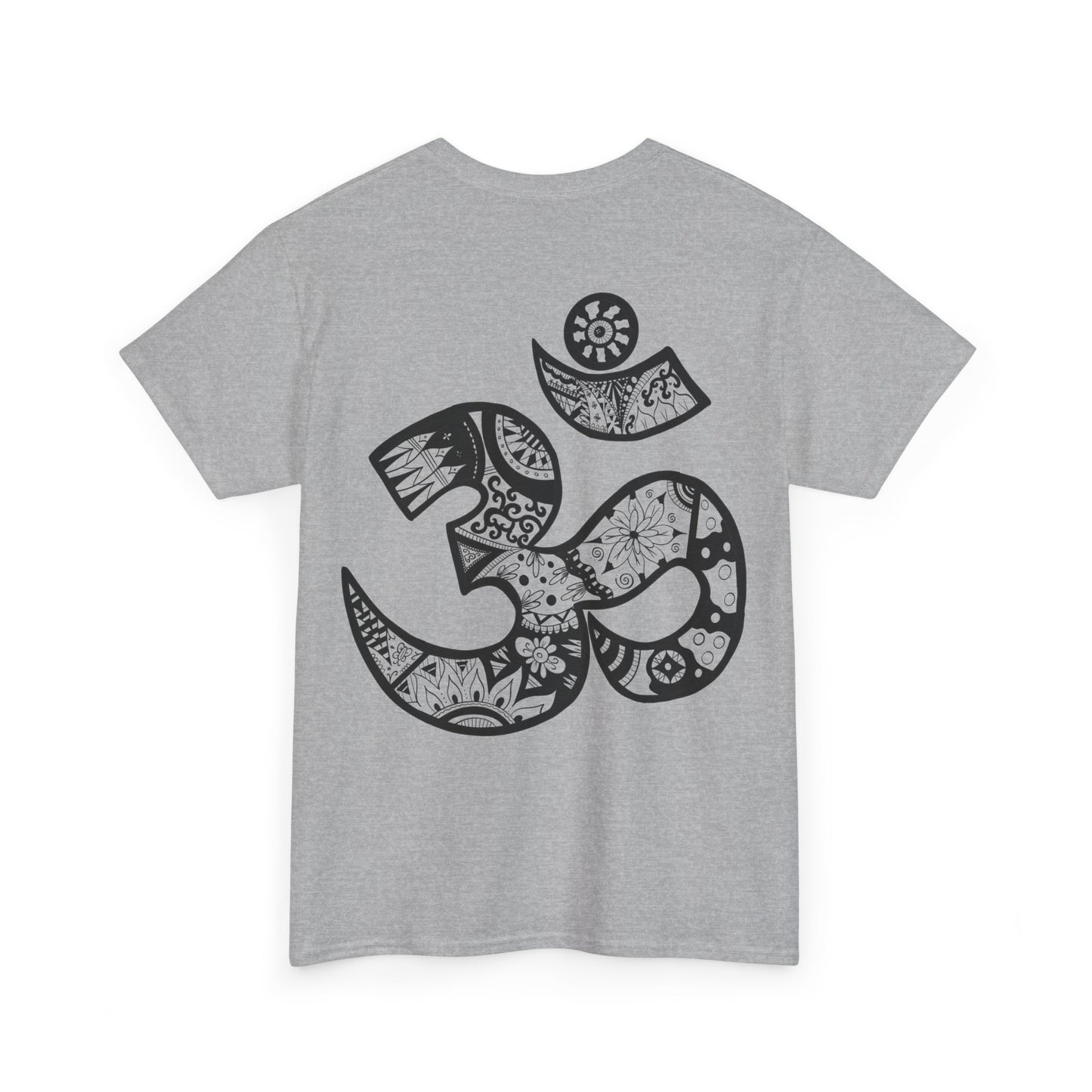 Om Symbol Tee — Hand-Drawn Mandala Om Spiritual Yoga T-Shirt