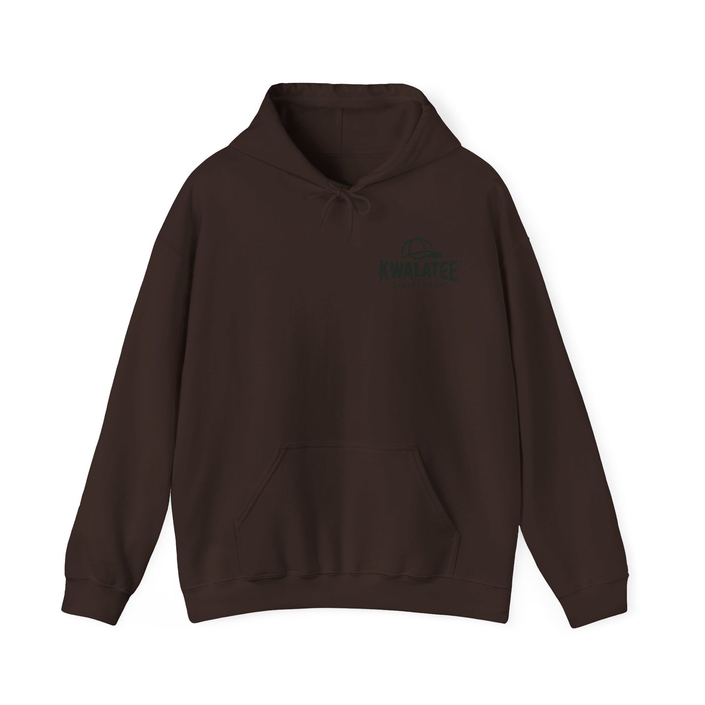 Mandala Swirl Hoodie — Black Tribal Floral Back Design