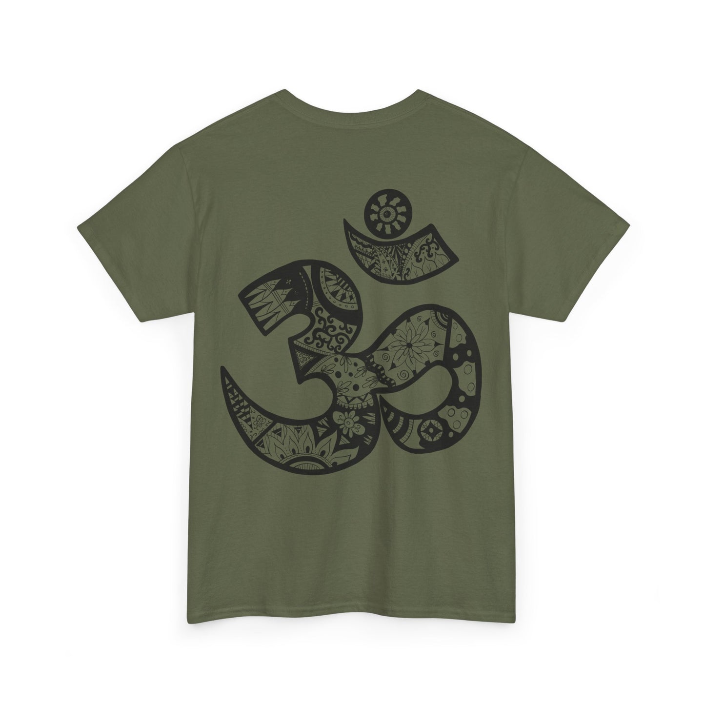Om Symbol Tee — Hand-Drawn Mandala Om Spiritual Yoga T-Shirt