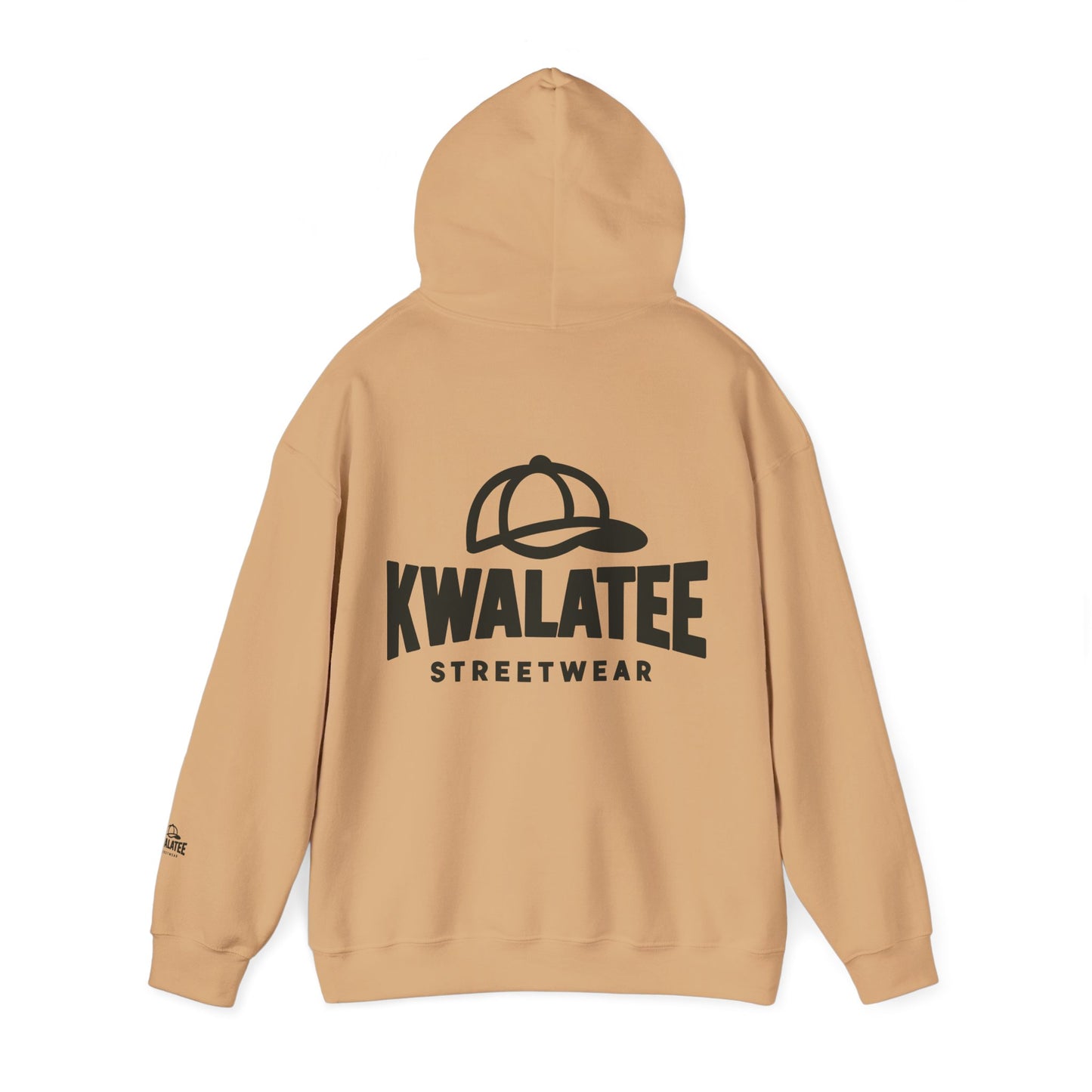 Kwalatee Streetwear Hoodie – Logo Pullover with Cap Graphic