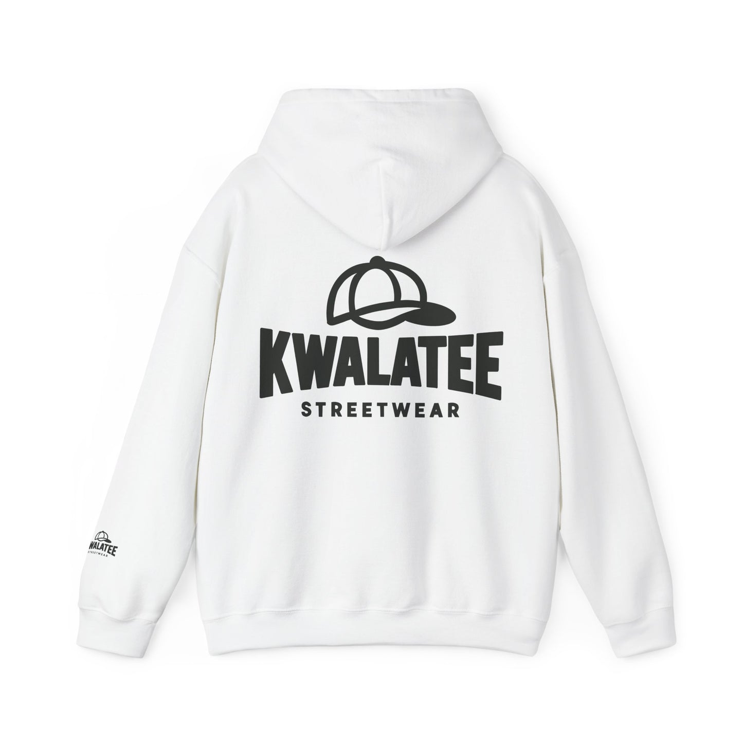 Kwalatee Streetwear Hoodie – Logo Pullover with Cap Graphic