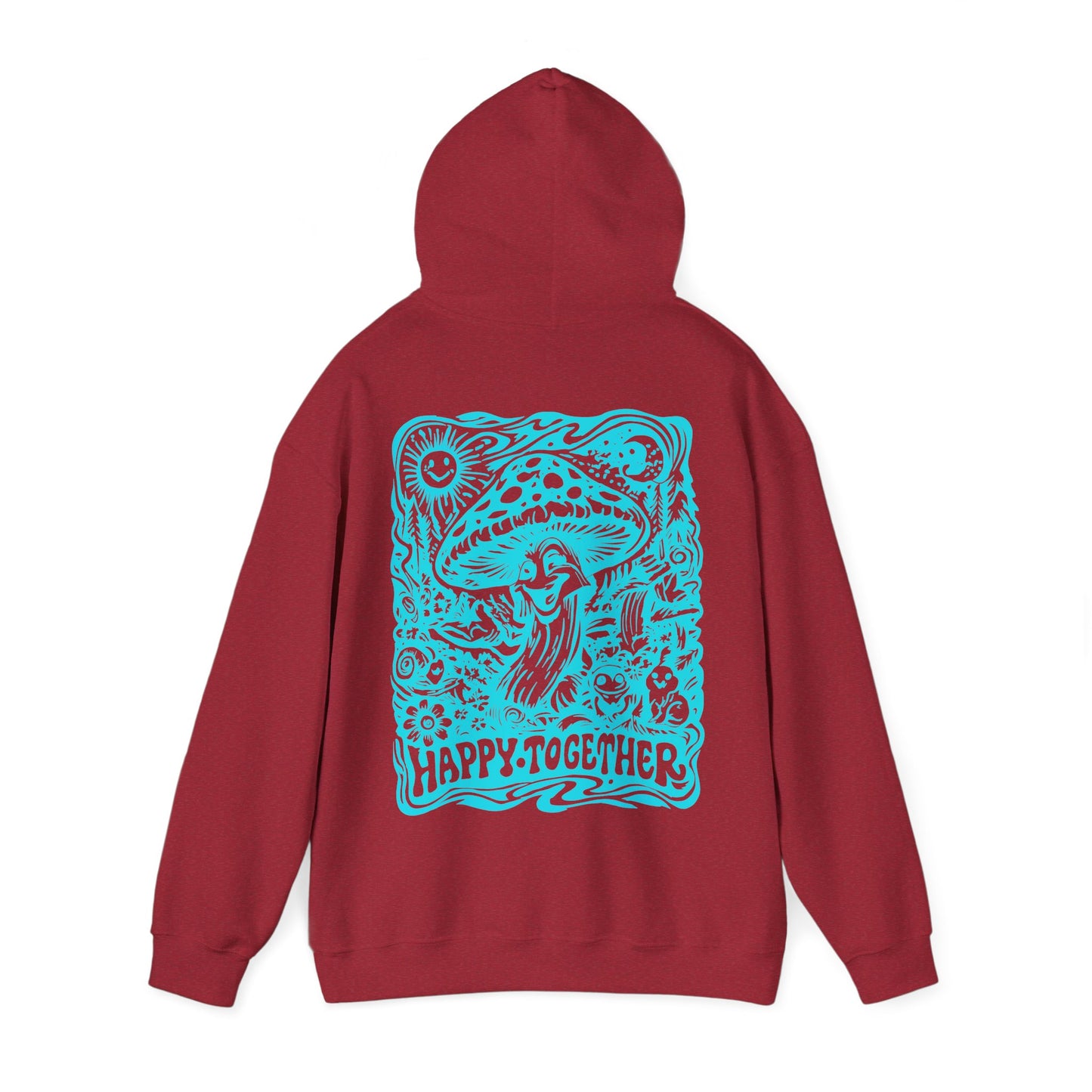 Happy Together Mushroom Hoodie — Kwalatee Graphic Pullover