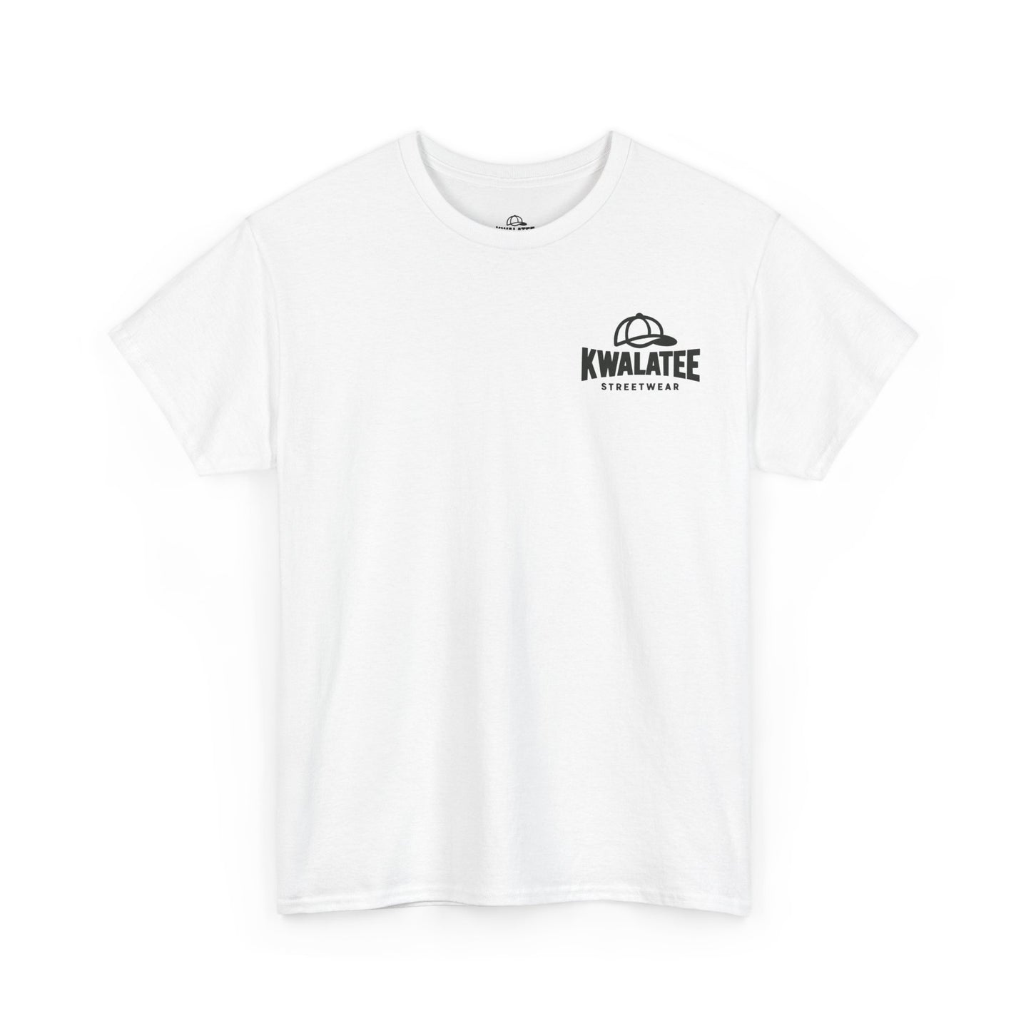 Skull DJ Tee — 'Kwalatee' Music Logo Graphic T-Shirt