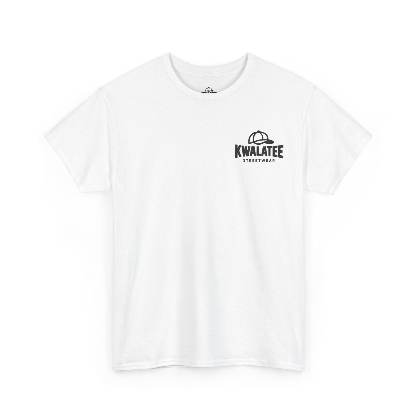 Music Logo T‑Shirt — "Kwalatee Music" Graphic Tee (Cap & Headphones)