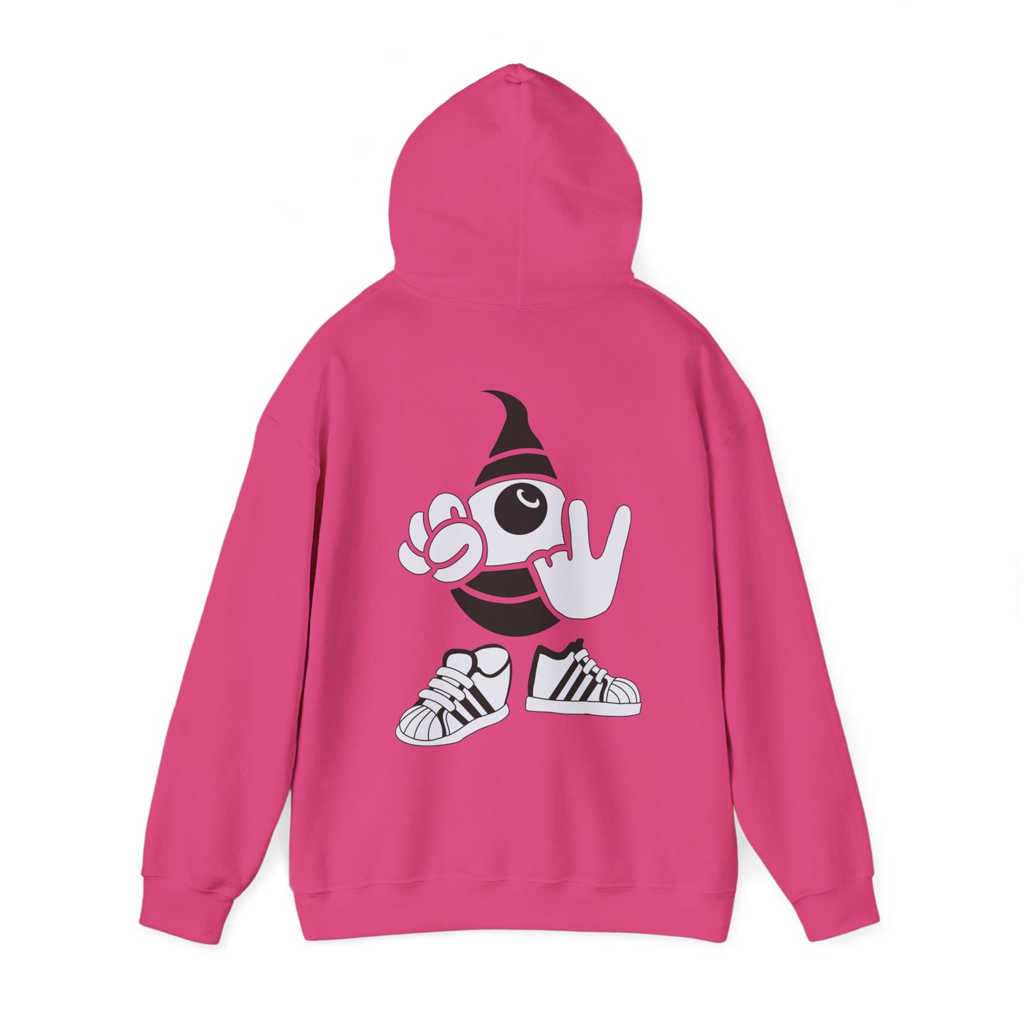 Lazee eyeHoodie — KwalaTee Logo & Cartoon Bee Graphic Sweatshirt