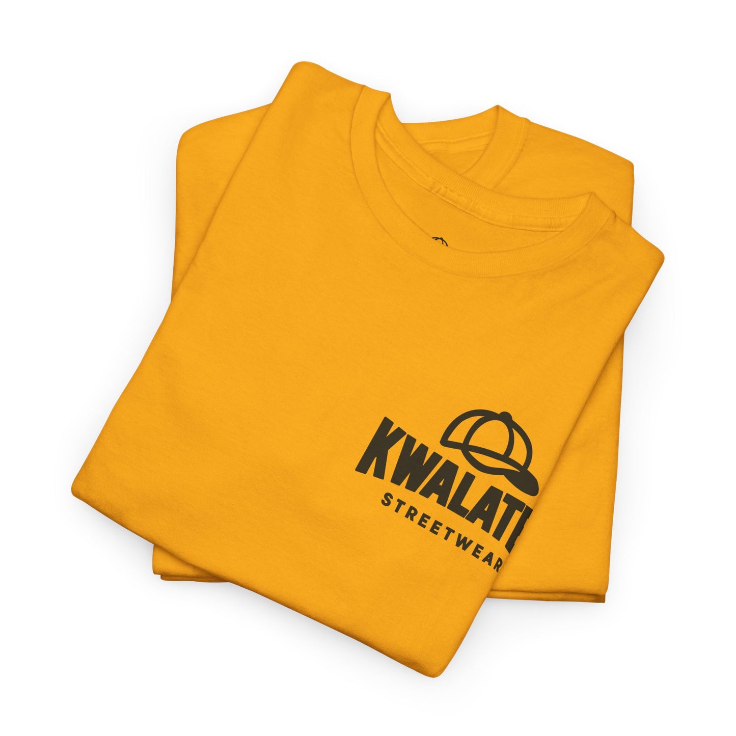 Kwalatee Streetwear Graphic Tee — Bold Cap Logo T-Shirt