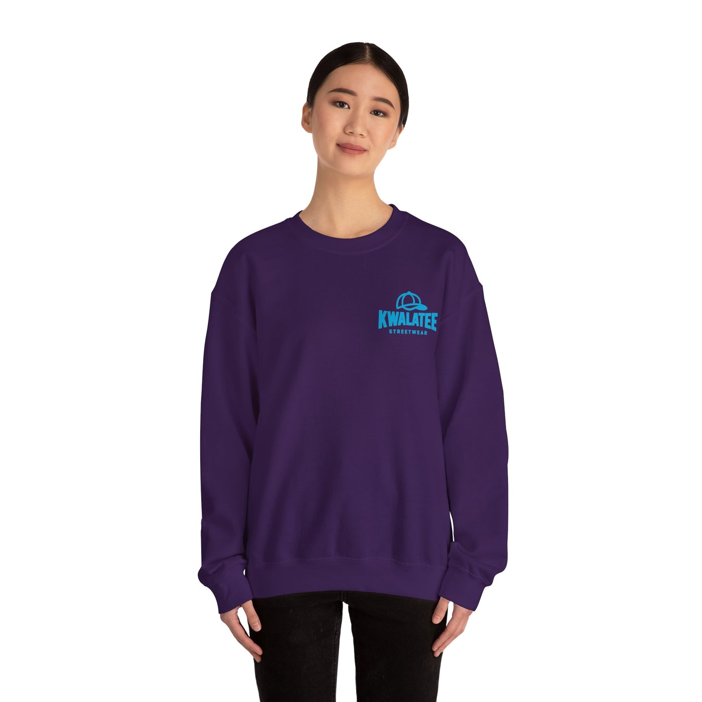 Crewneck Sweatshirt — My Life My Game My Rules Graffiti Design