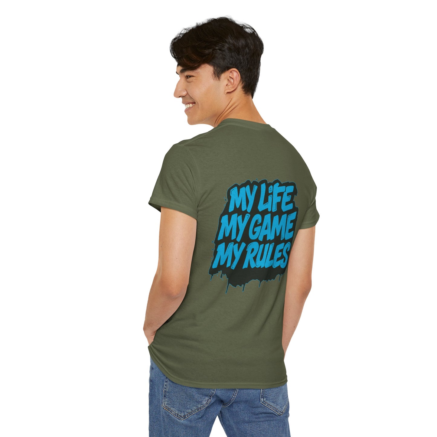 Graphic Tee — "My Life My Game My Rules" Streetwear T-Shirt
