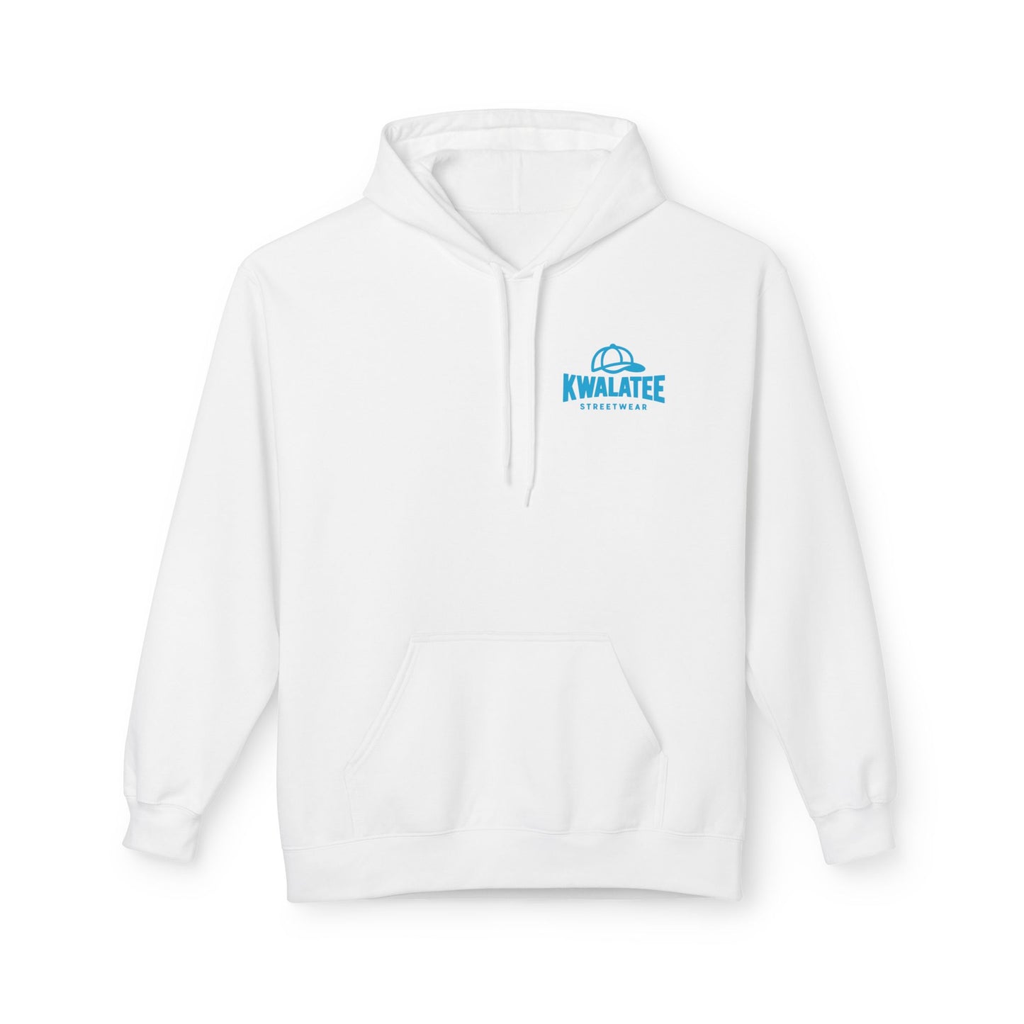 Kwalatee Streetwear Hoodie — Blue Logo Pullover
