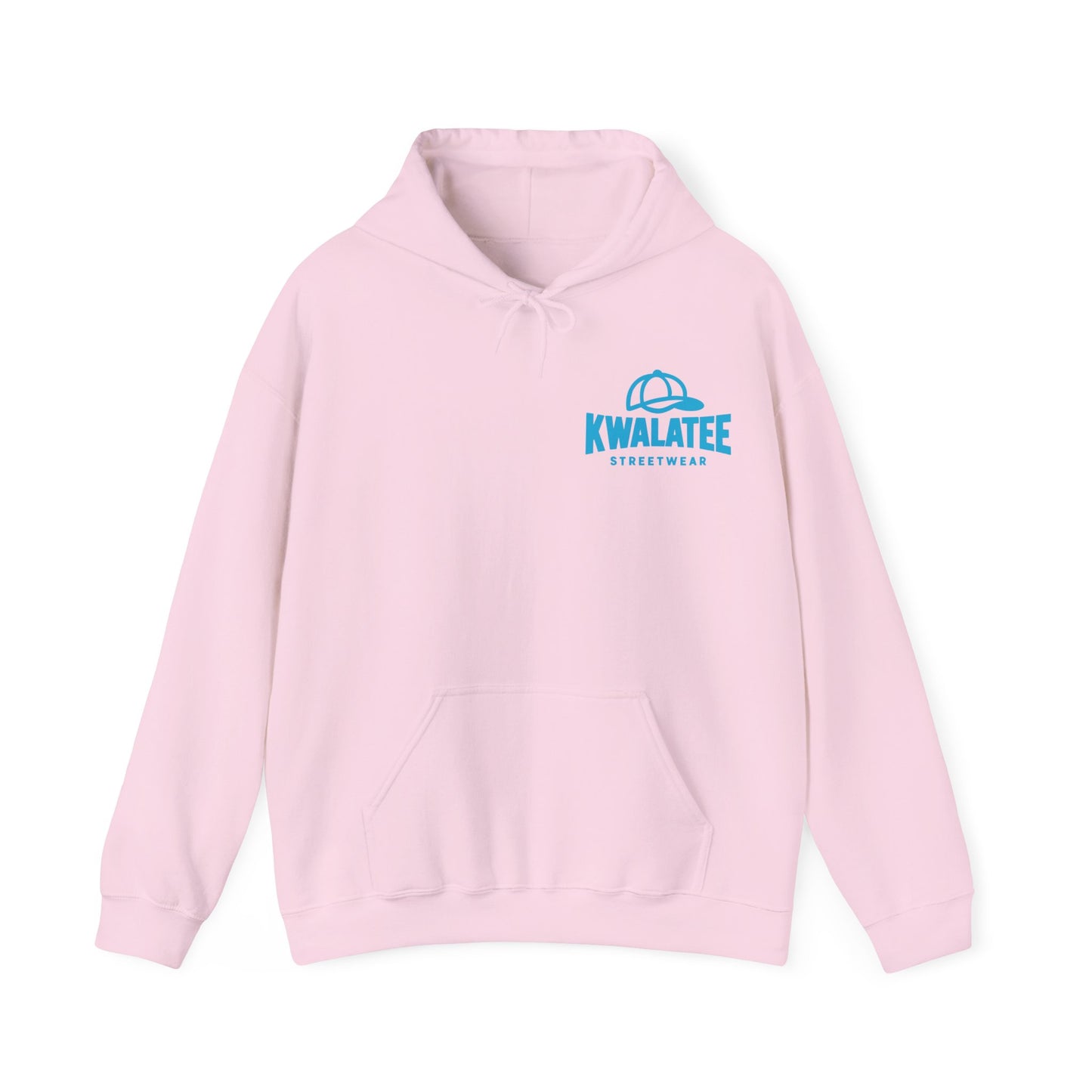 Happy In My Delusion Hoodie — Retro Blue Graphic Pullover