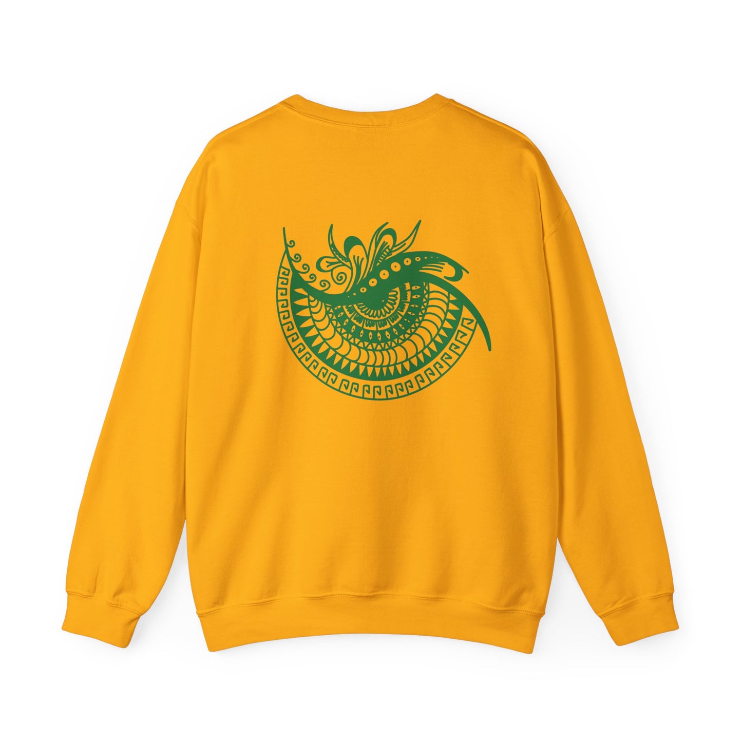 Crewneck — Green Mandala Eye Graphic with “KWALATEE” Logo