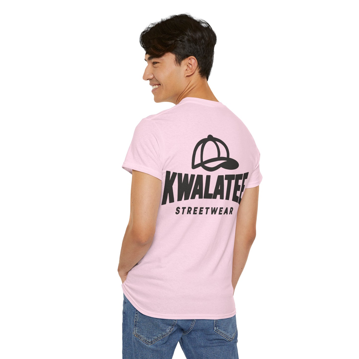 Kwalatee Streetwear Graphic Tee — Bold Cap Logo T-Shirt