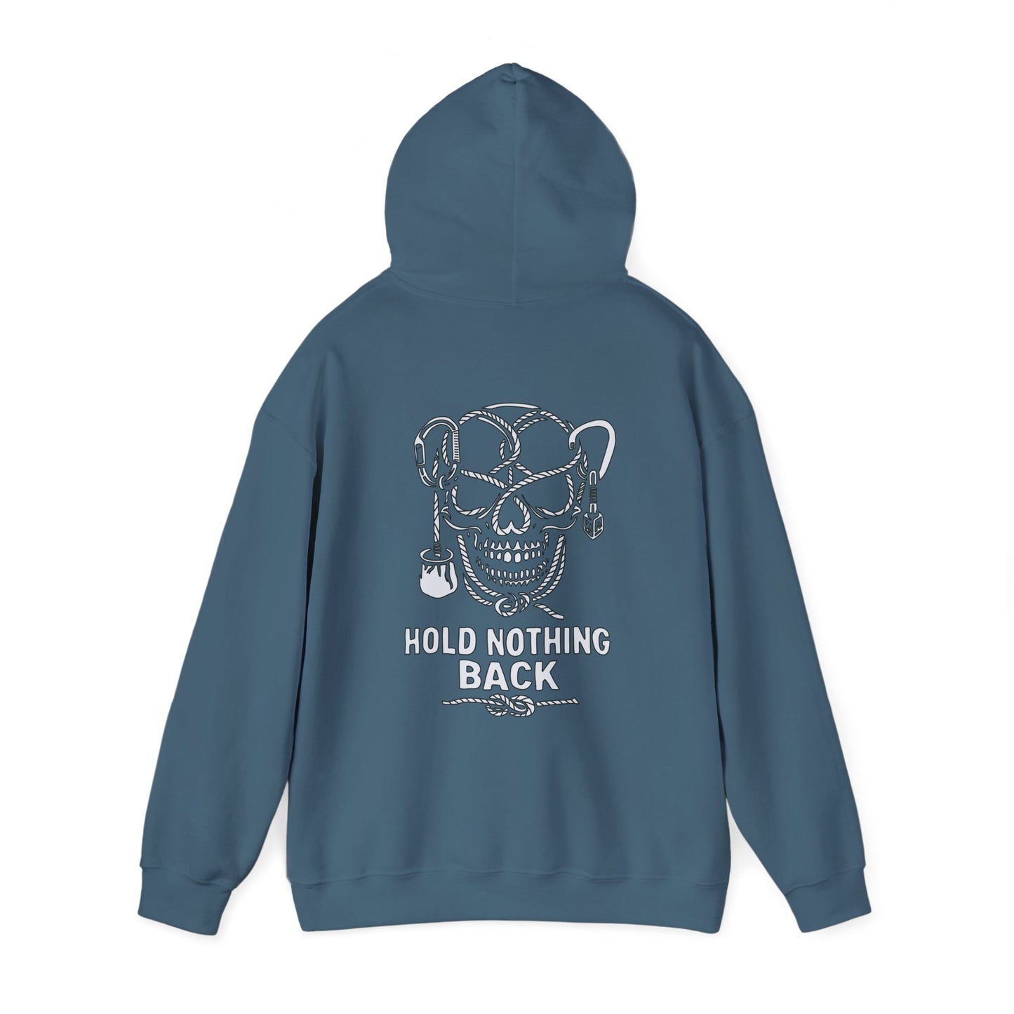 Hold Nothing Back Skull Hoodie — Kwalitee Streetwear Hooded Sweatshirt
