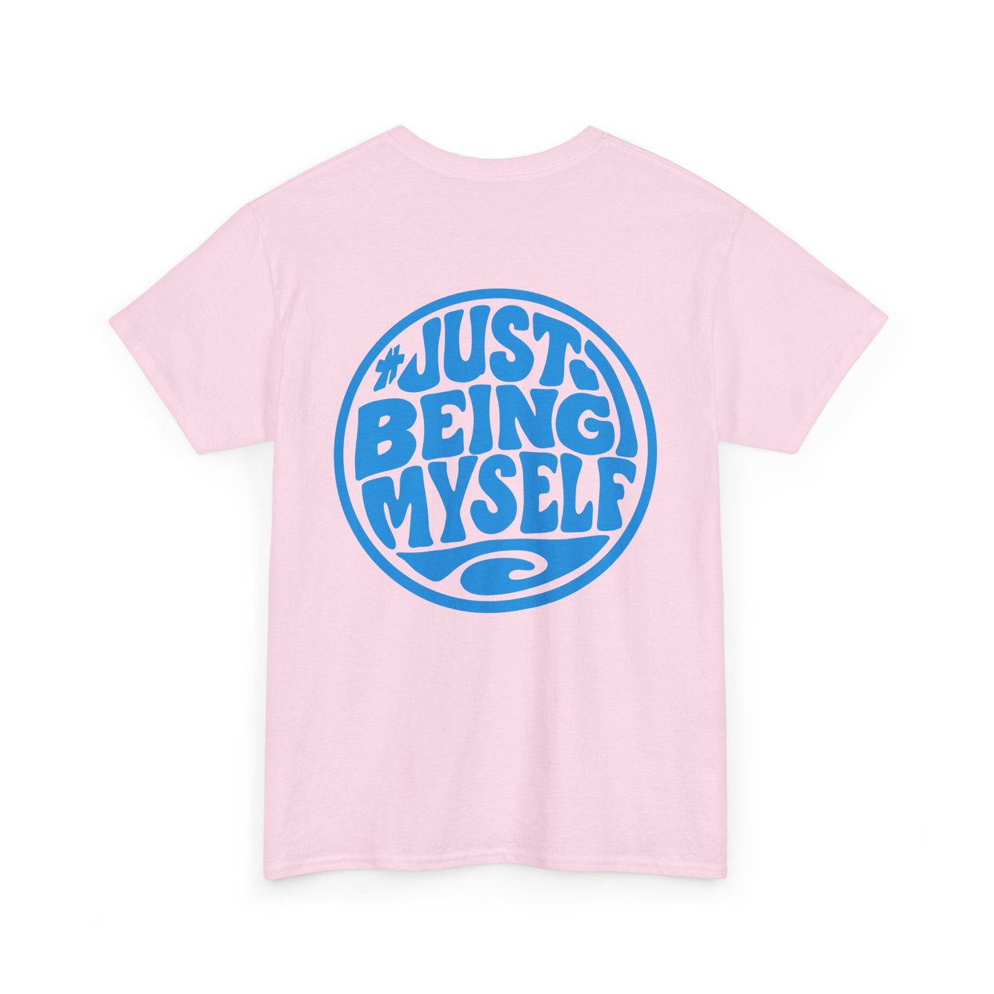 Just Being Myself Graphic Tee — Positive Retro Surf T-Shirt
