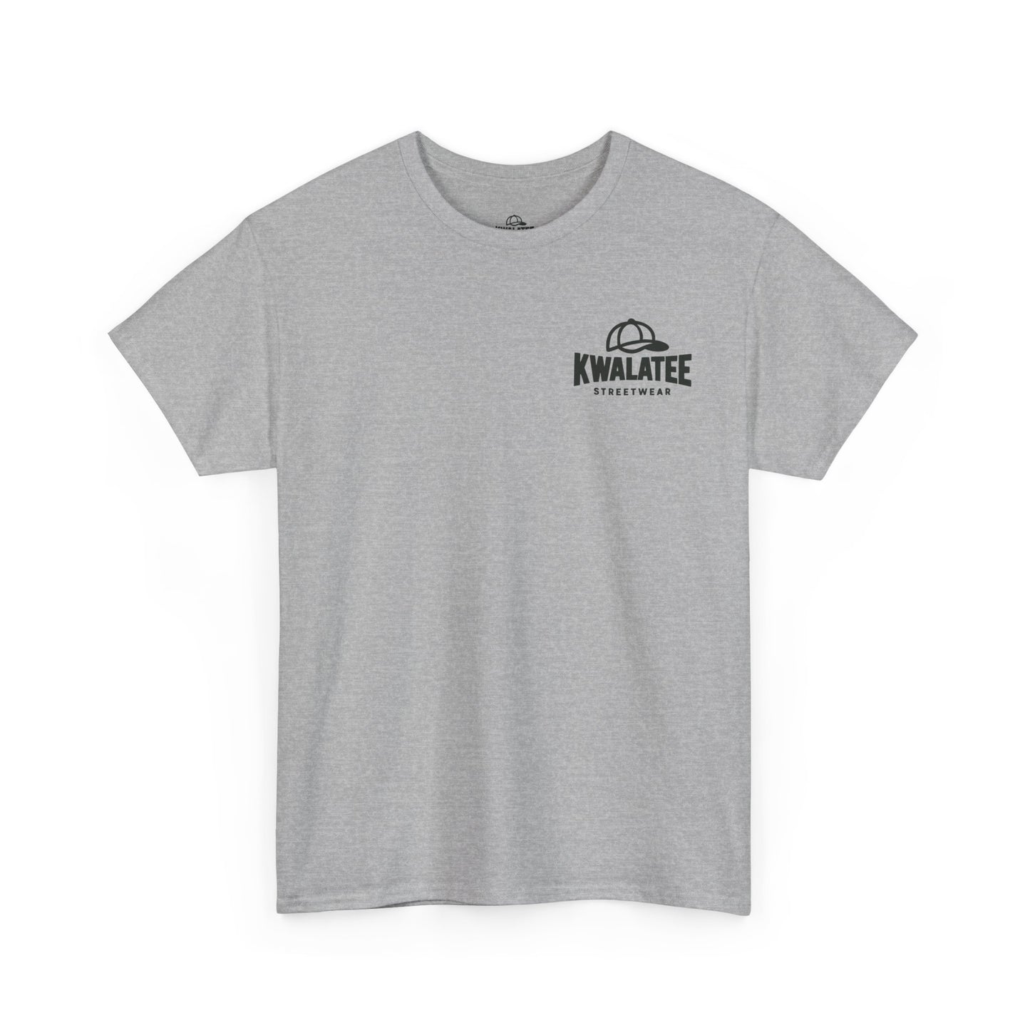 Mandala eye Graphic Tee — Kwalatee® Chest Logo & Ornamental Back Print