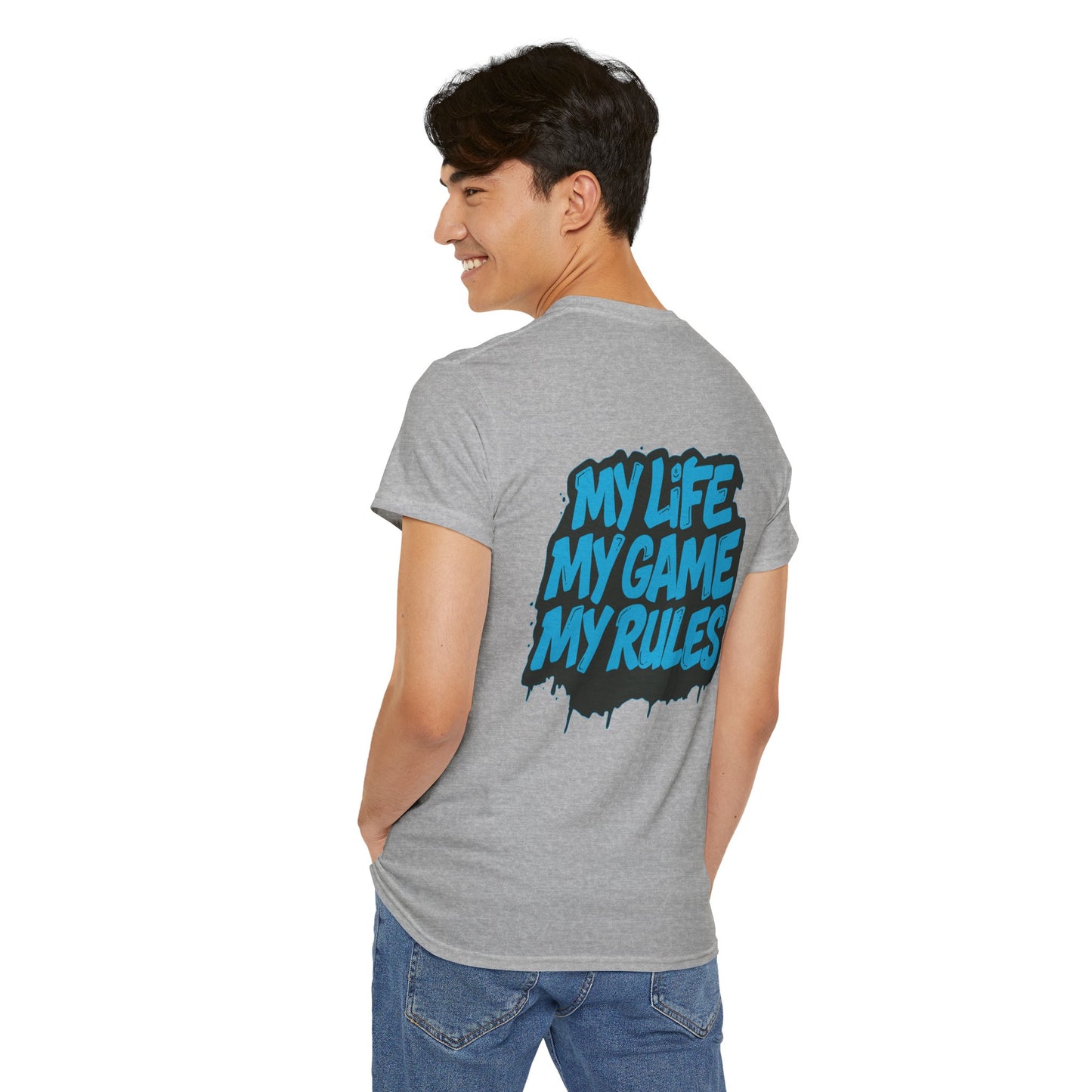 Graphic Tee — "My Life My Game My Rules" Streetwear T-Shirt