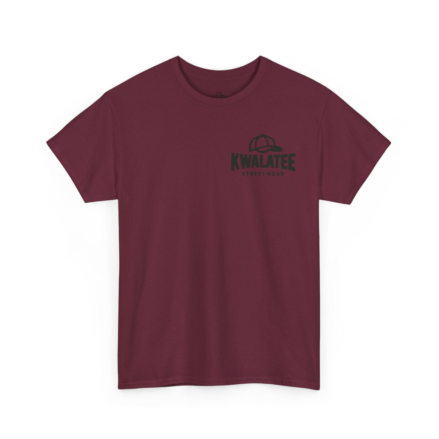 Kwalatee Streetwear Graphic Tee — Bold Cap Logo T-Shirt