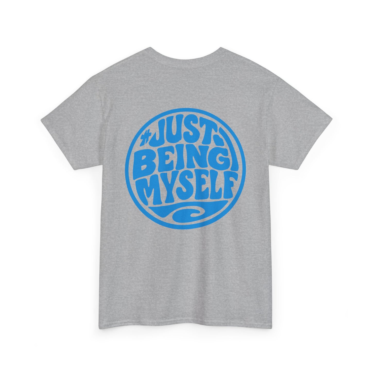 Just Being Myself Graphic Tee — Positive Retro Surf T-Shirt