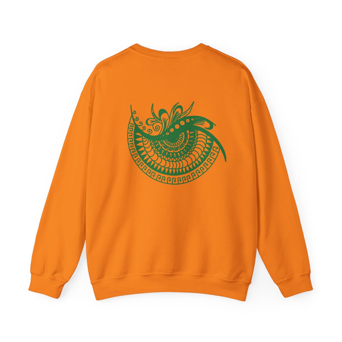 Crewneck — Green Mandala Eye Graphic with “KWALATEE” Logo
