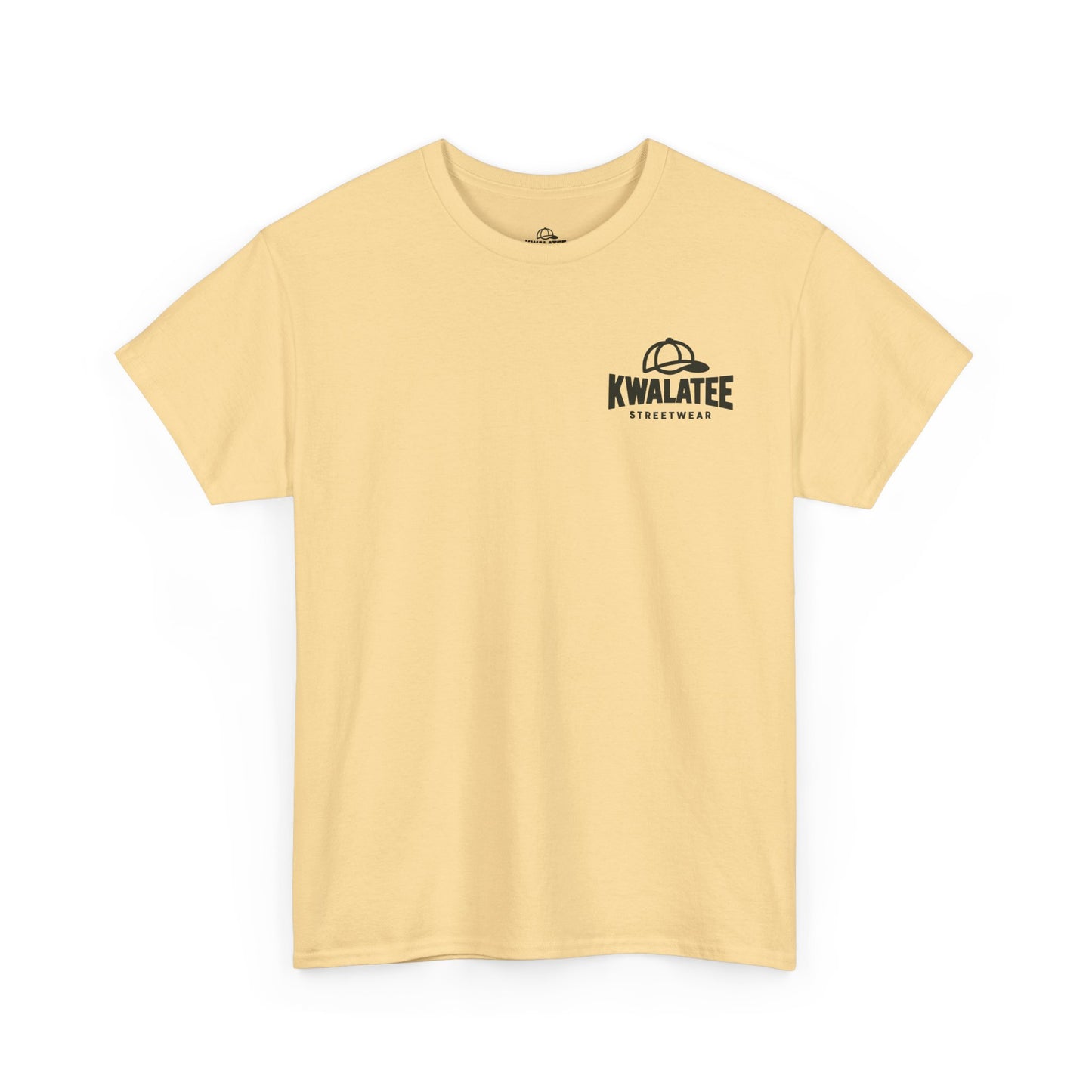 Mandala eye Graphic Tee — Kwalatee® Chest Logo & Ornamental Back Print