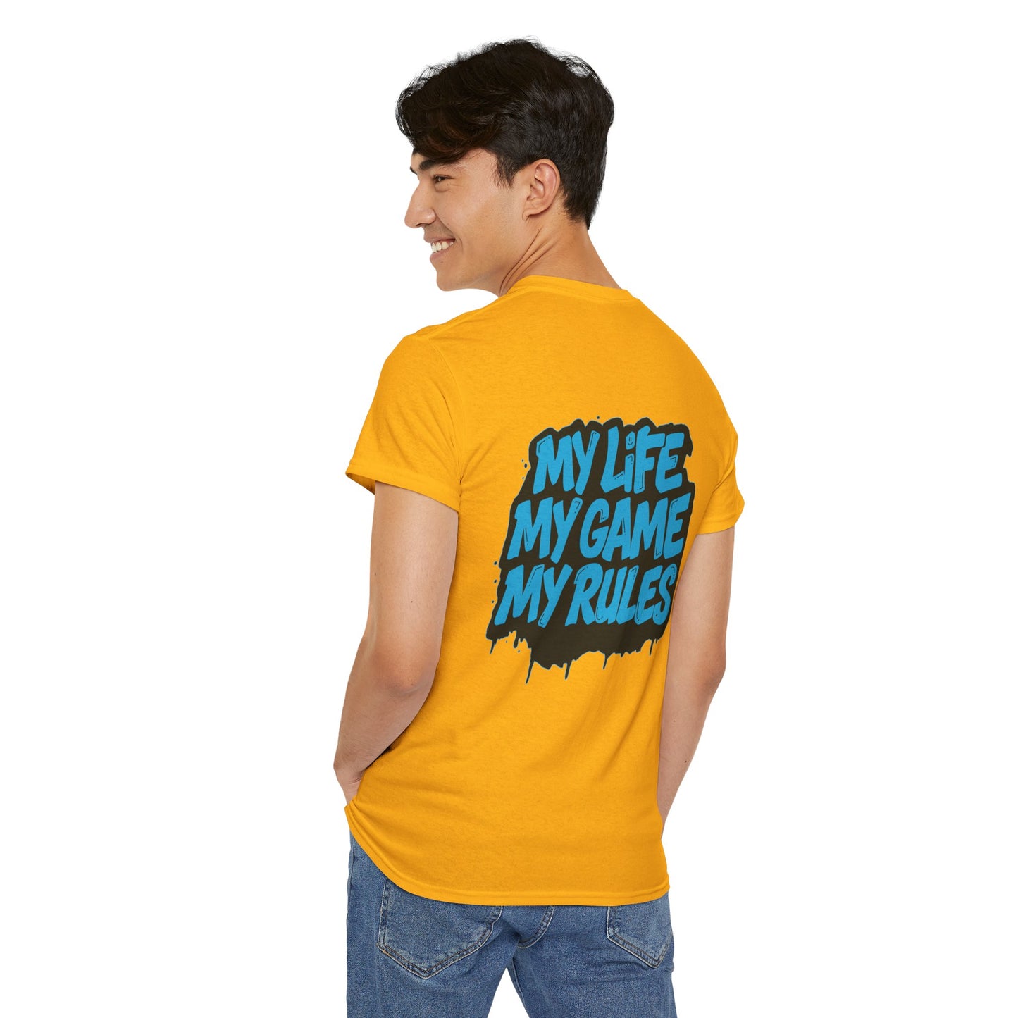 Graphic Tee — "My Life My Game My Rules" Streetwear T-Shirt