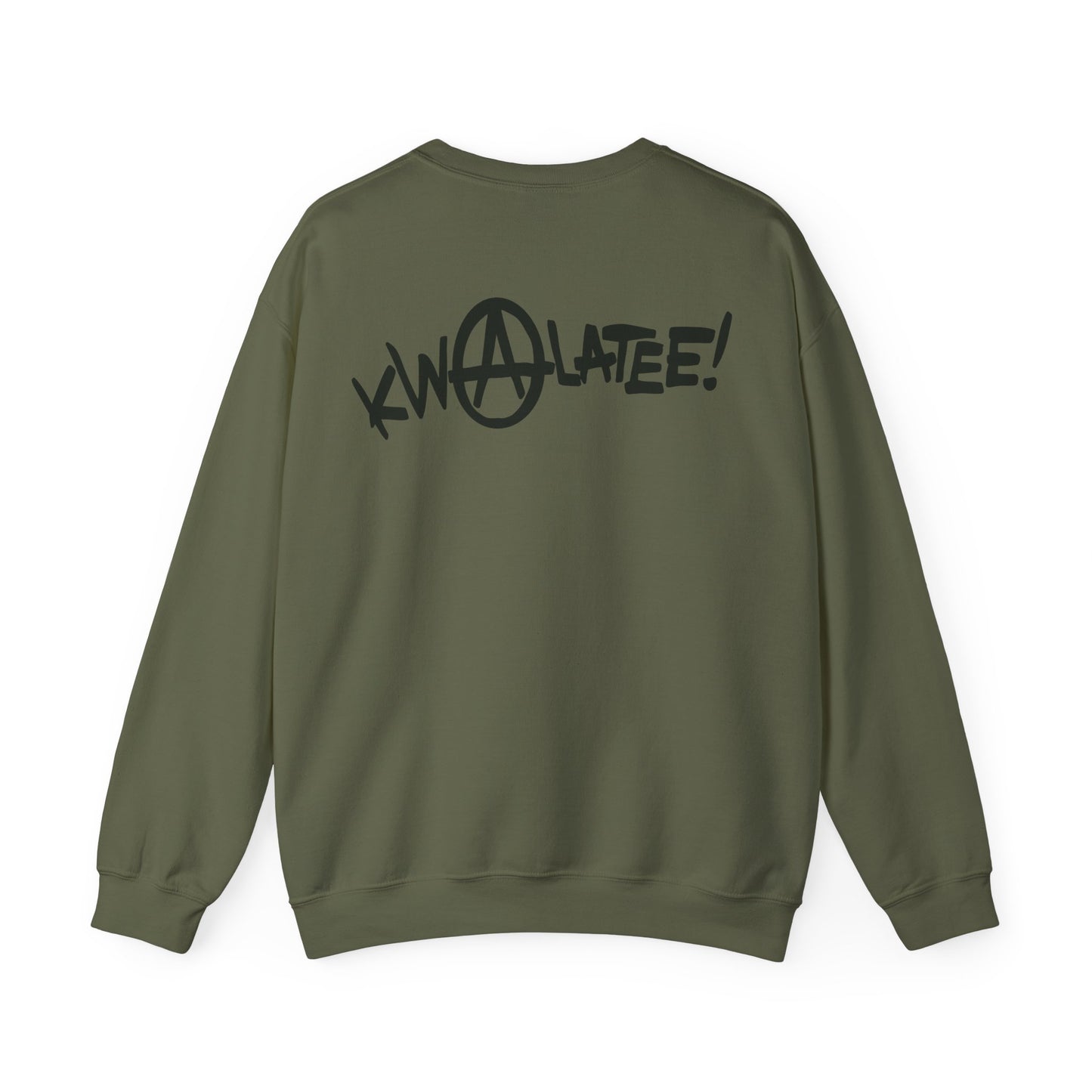 Crewneck Sweatshirt — Kwalatee Graffiti Logo Pullover