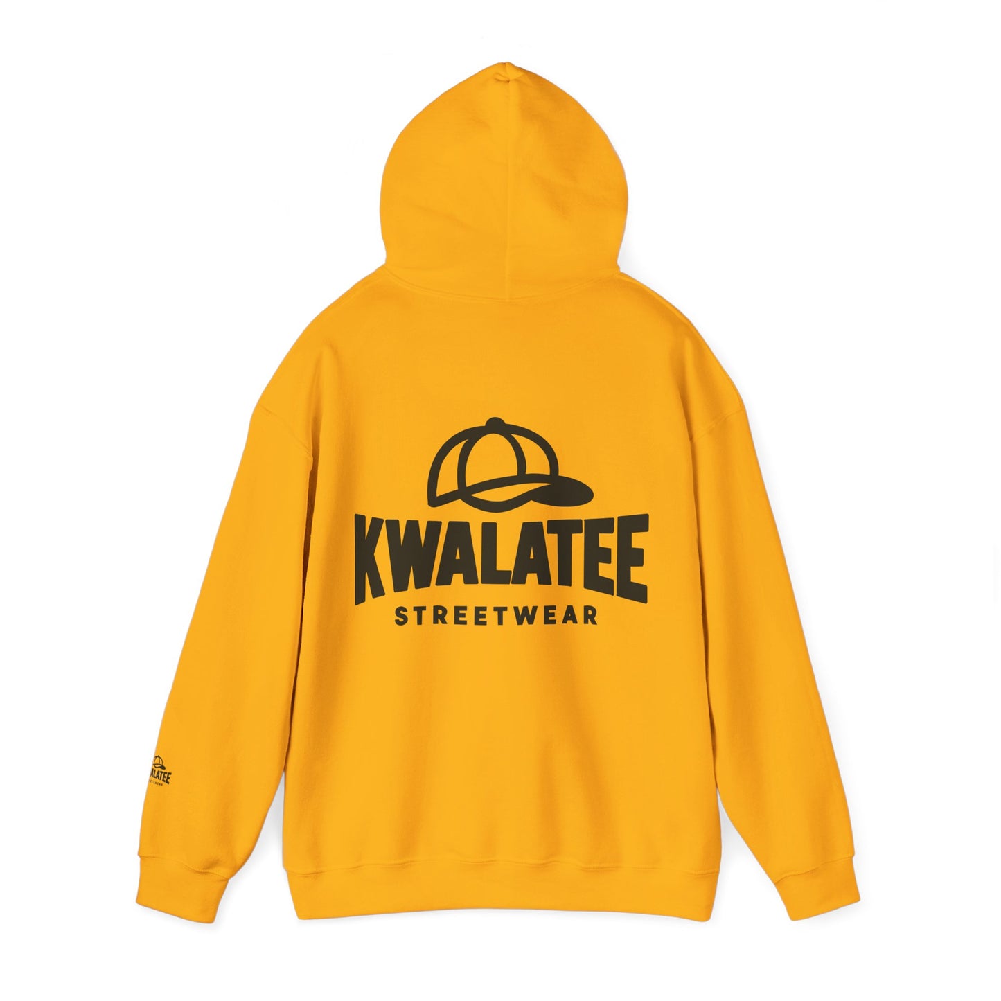 Kwalatee Streetwear Hoodie – Logo Pullover with Cap Graphic