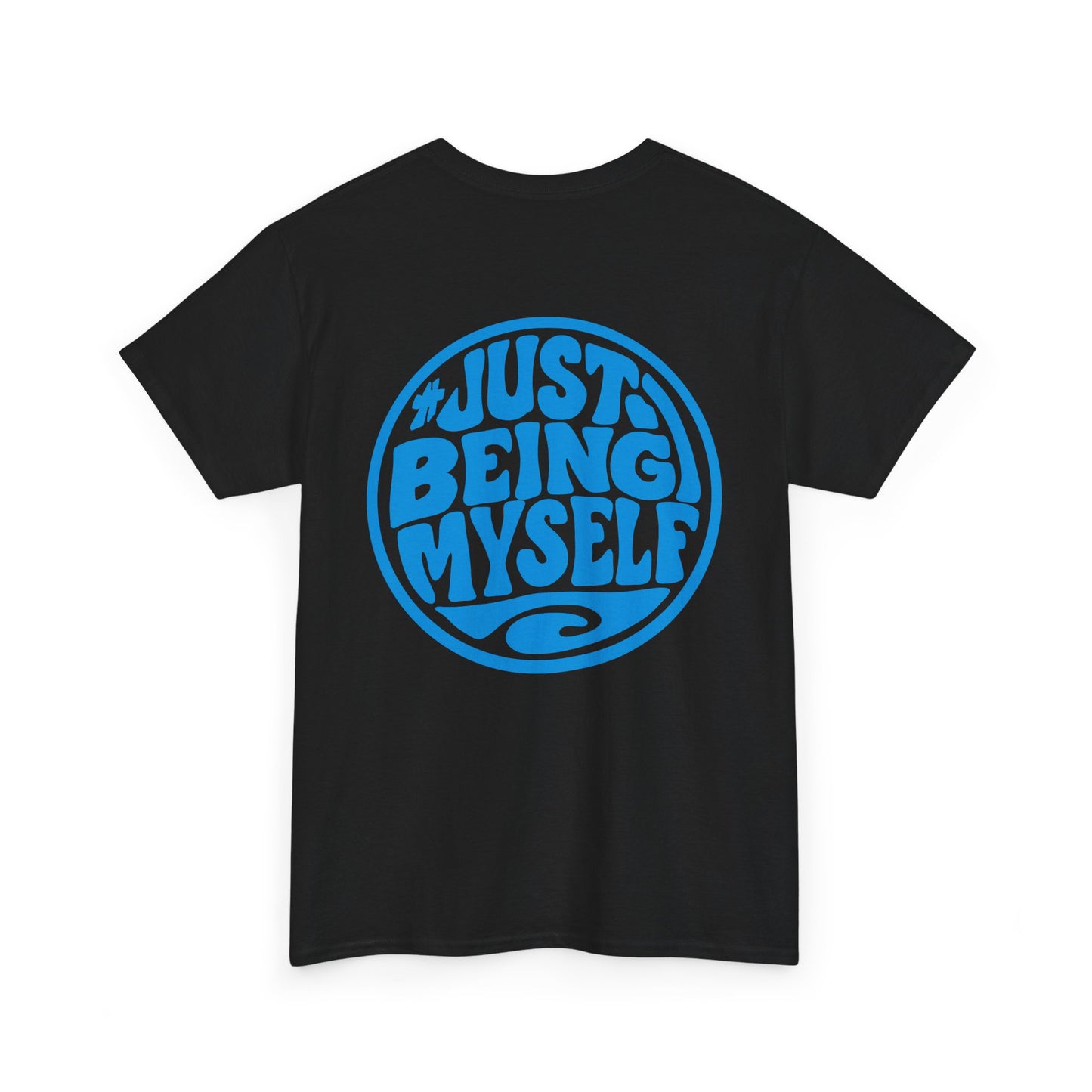 Just Being Myself Graphic Tee — Positive Retro Surf T-Shirt