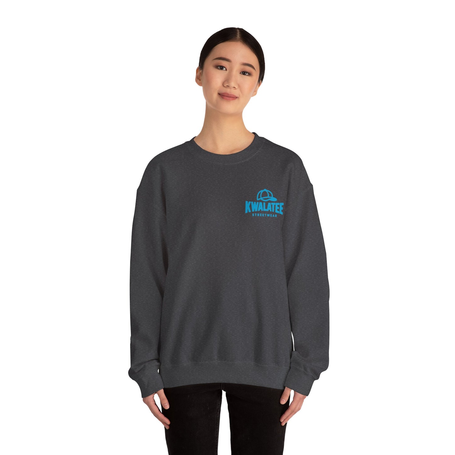 Crewneck Sweatshirt — My Life My Game My Rules Graffiti Design