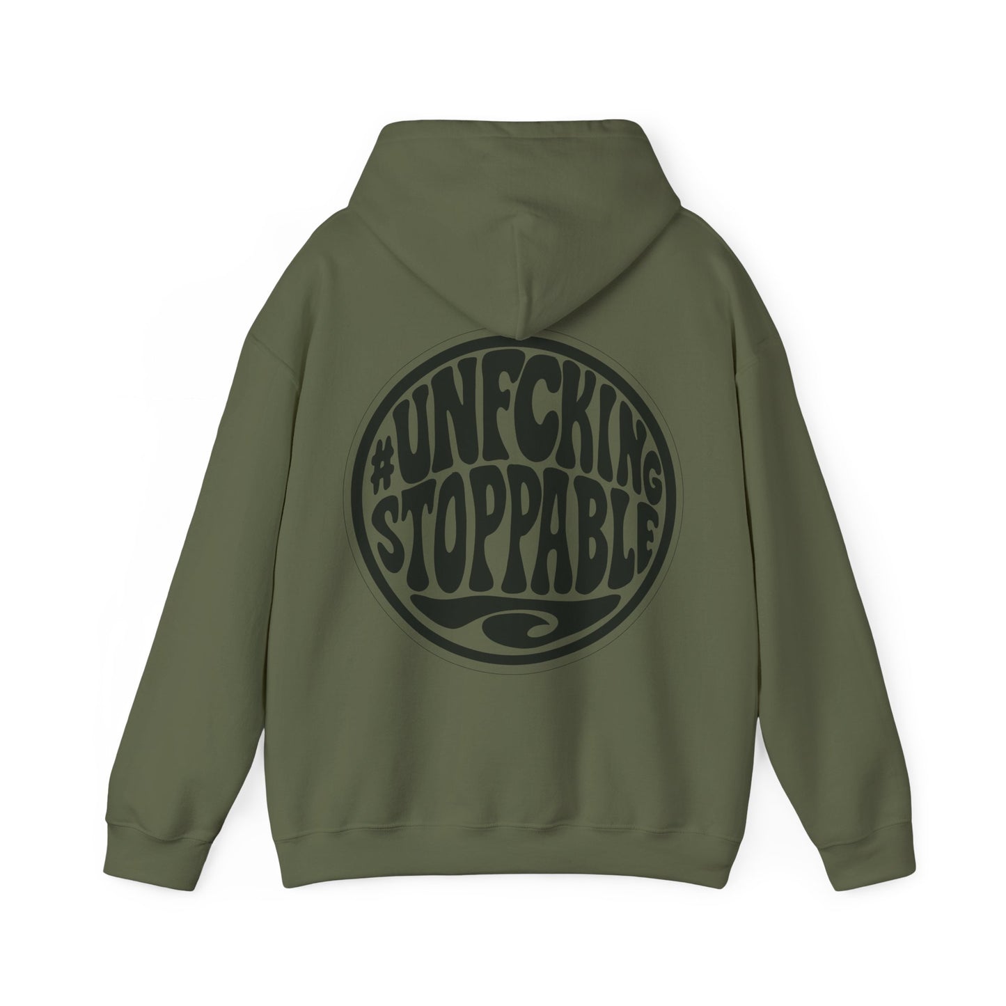#UNFCKINGSTOPPABLE Hoodie – Bold Graphic Streetwear Pullover