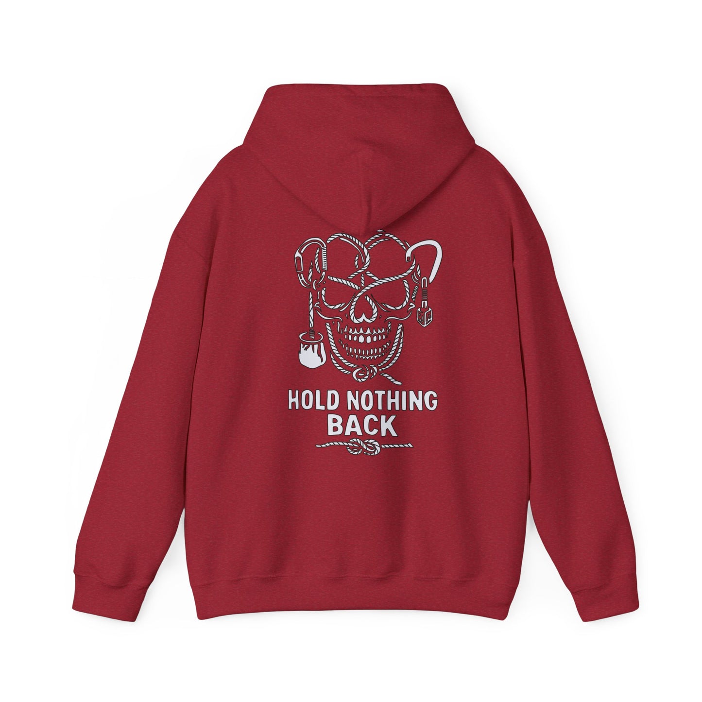 Hold Nothing Back Skull Hoodie — Kwalitee Streetwear Hooded Sweatshirt