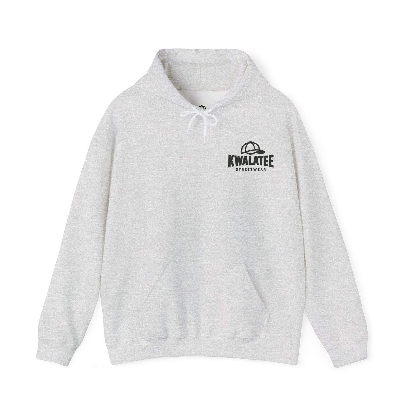 Music Lover Hoodie — 'Kwalatee' Logo & Headphones Girl Graphic