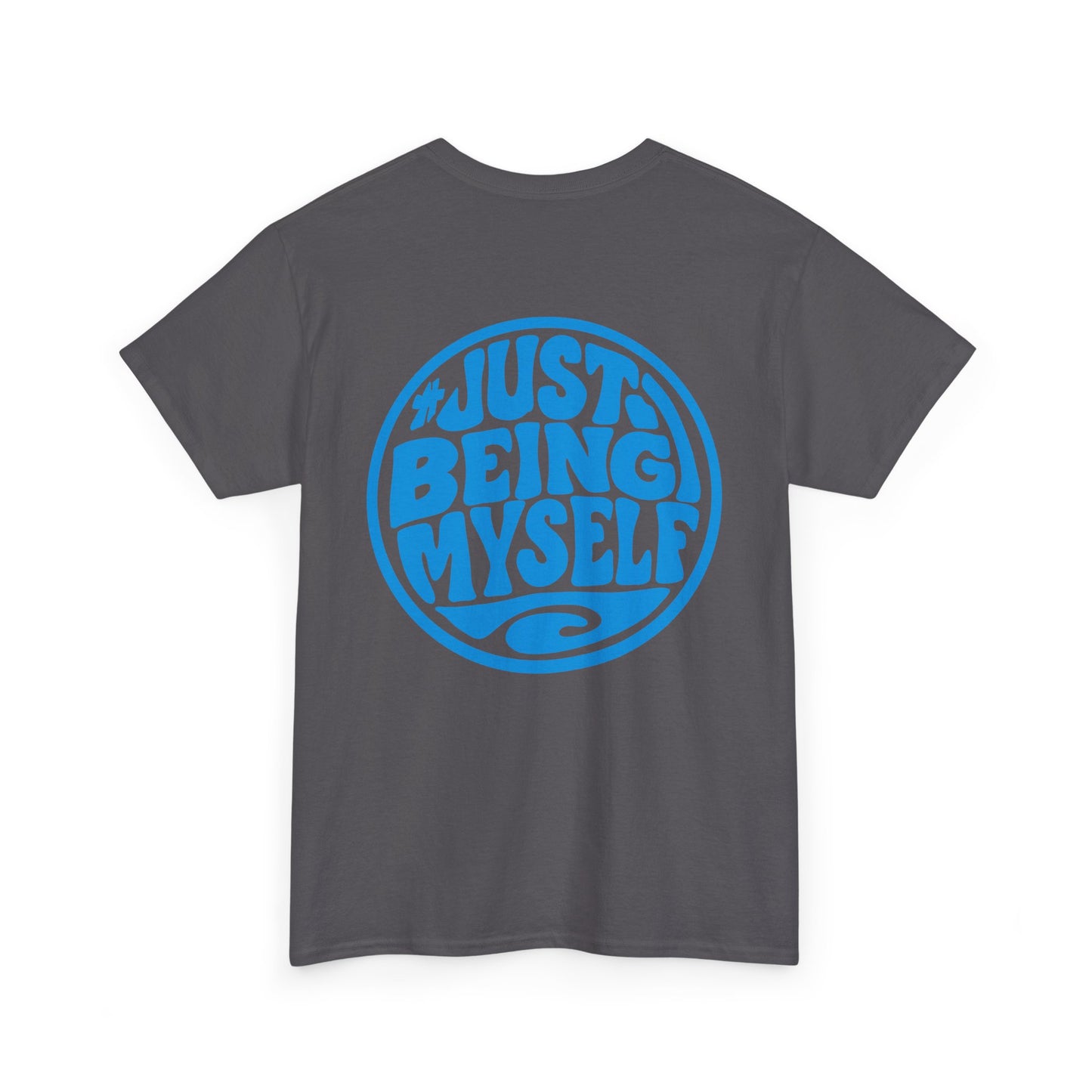 Just Being Myself Graphic Tee — Positive Retro Surf T-Shirt
