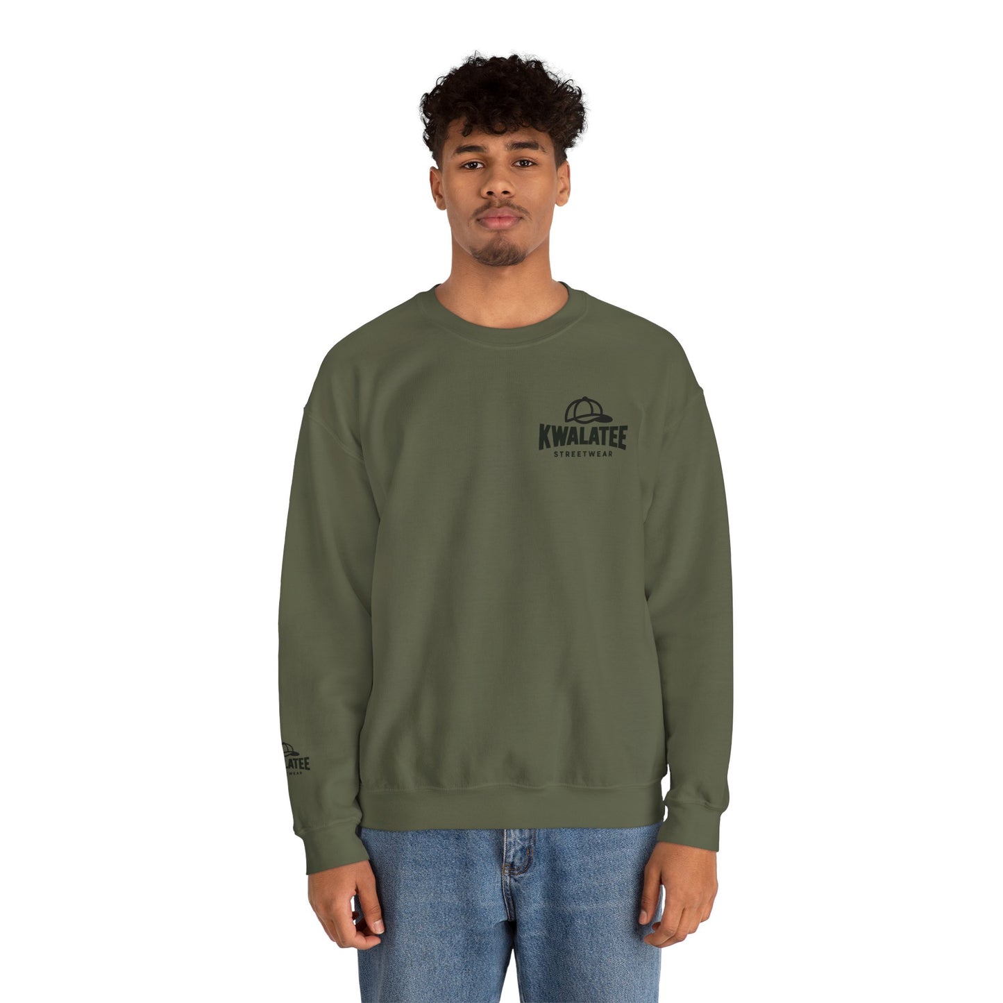 Kwalatee Branded Logo Crewneck Sweatshirt