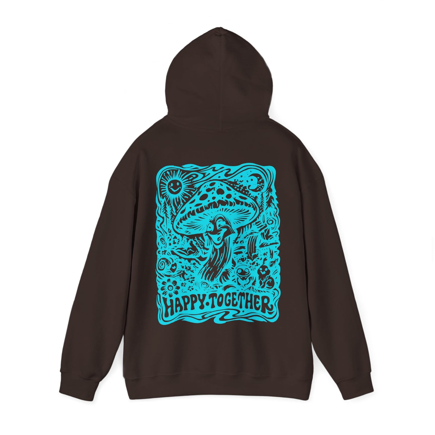 Happy Together Mushroom Hoodie — Kwalatee Graphic Pullover
