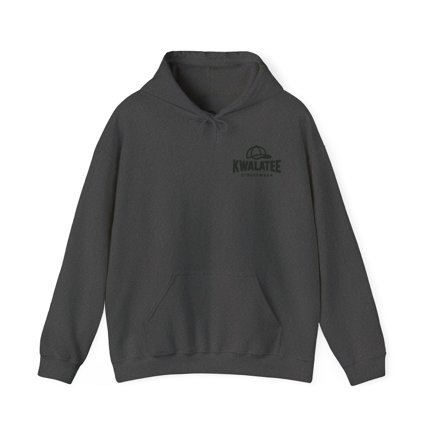 Mandala Swirl Hoodie — Black Tribal Floral Back Design