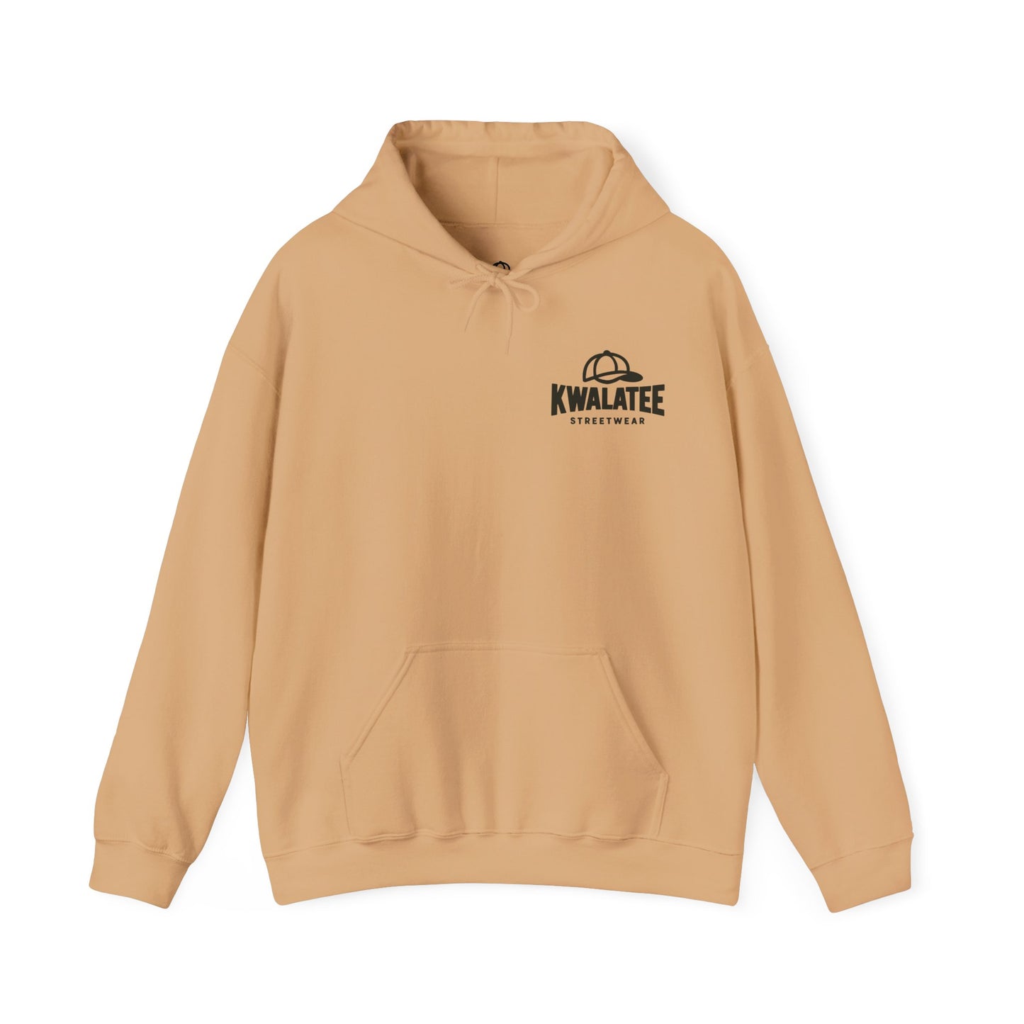 Just Being Myself Hoodie — Retro Script Graphic Pullover