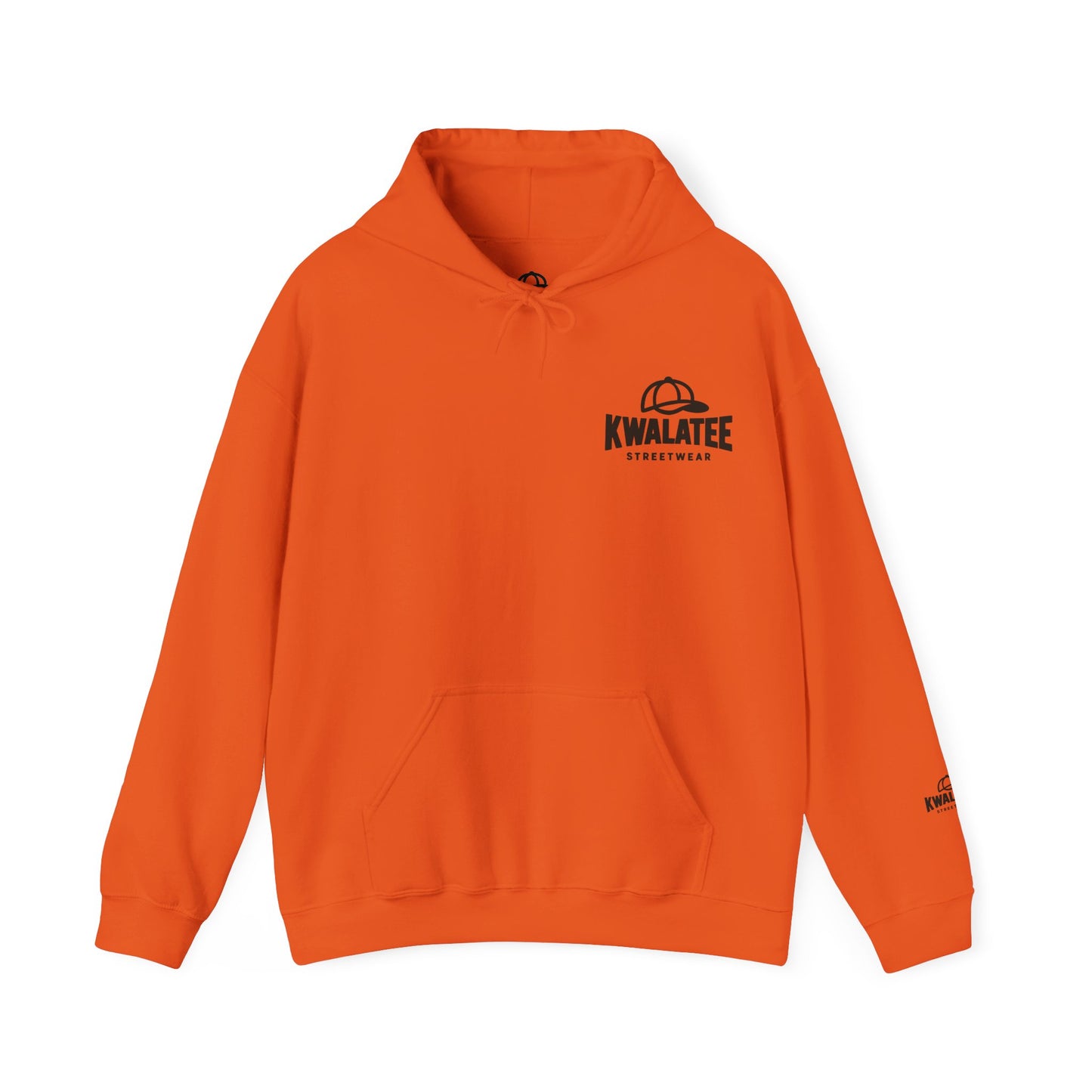 Kwalatee Streetwear Hoodie – Logo Pullover with Cap Graphic