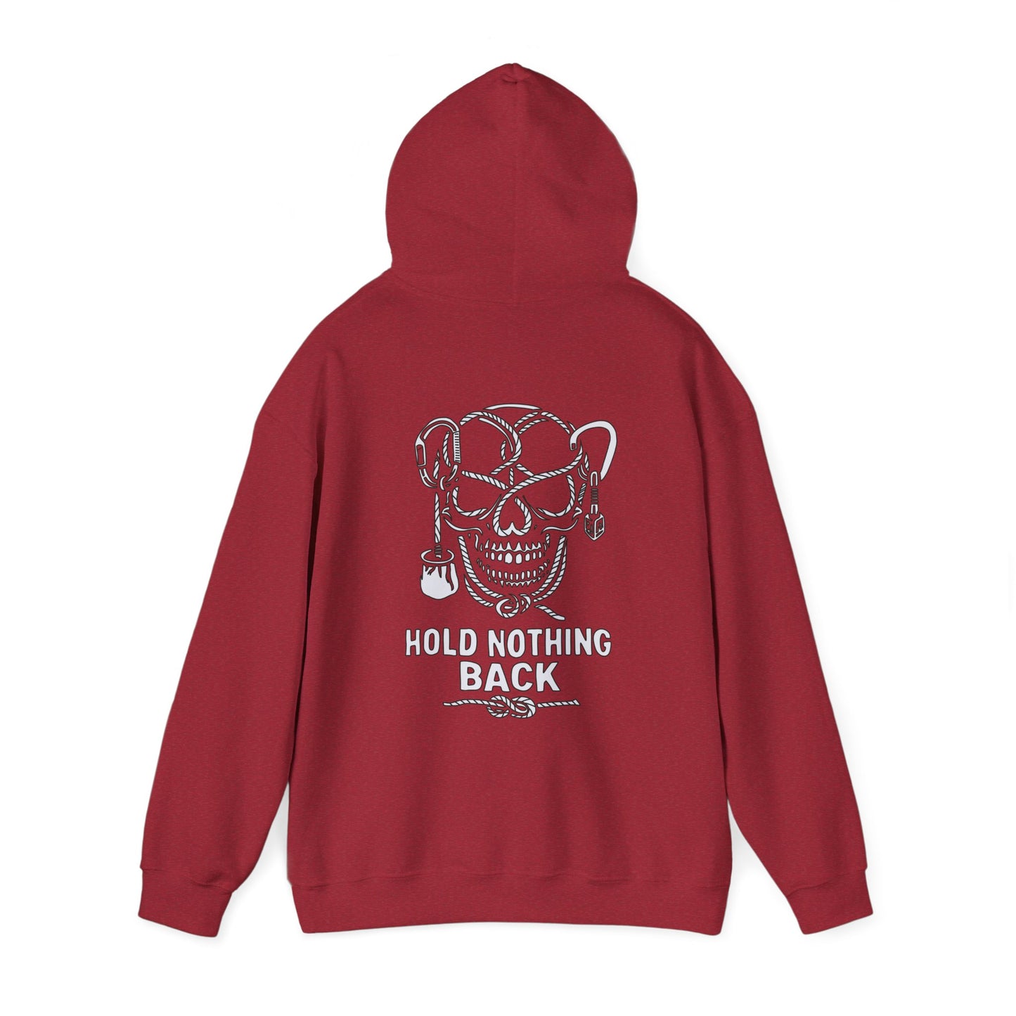 Hold Nothing Back Skull Hoodie — Kwalitee Streetwear Hooded Sweatshirt
