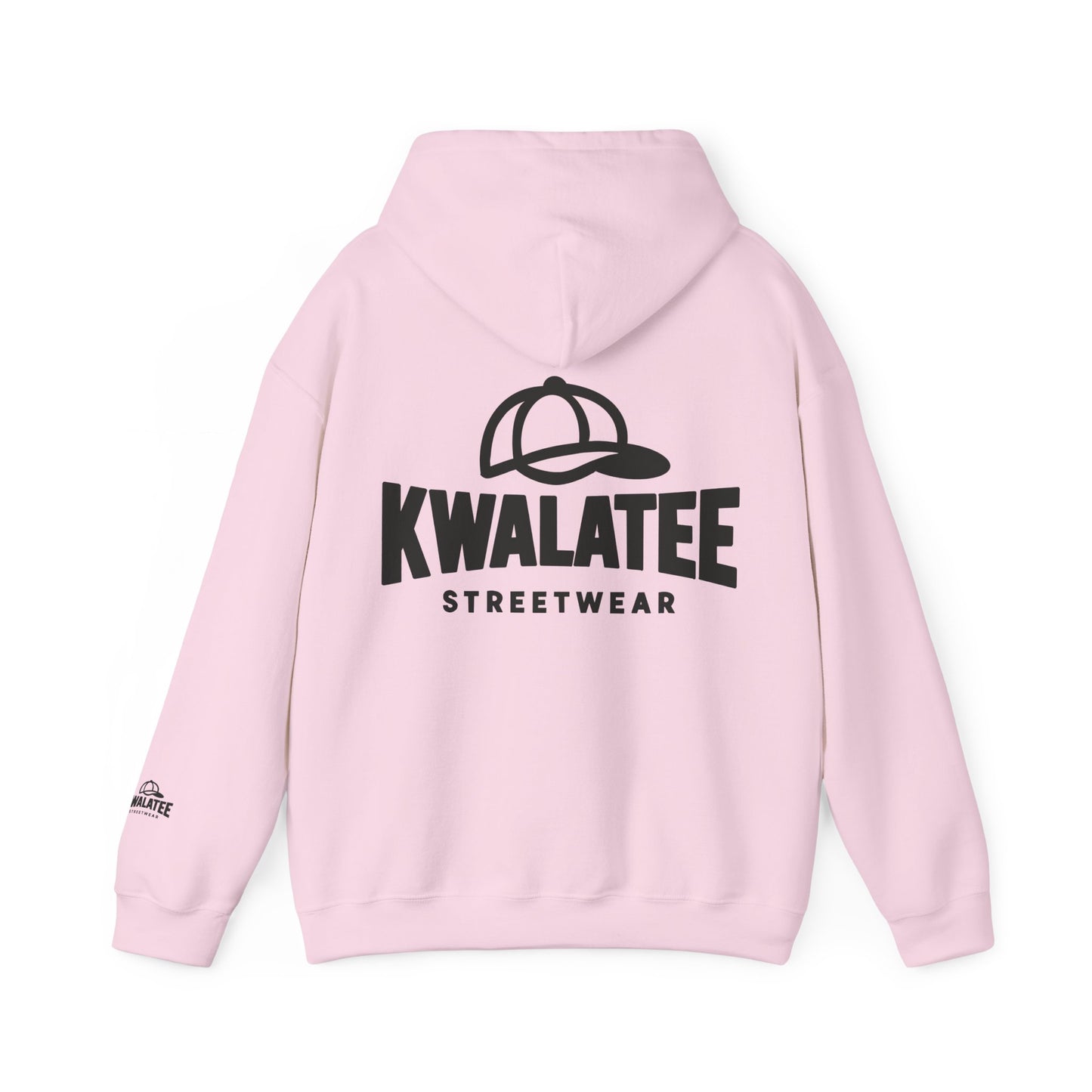 Kwalatee Streetwear Hoodie – Logo Pullover with Cap Graphic